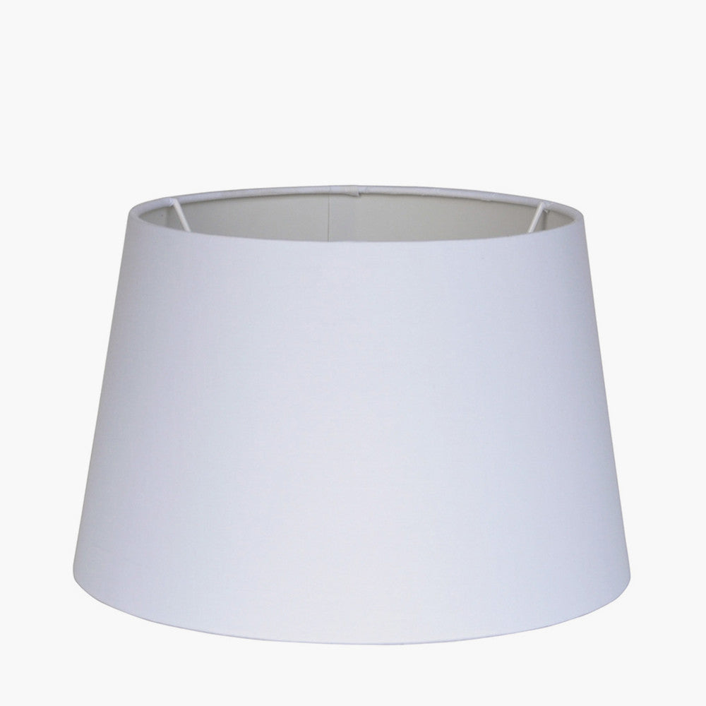 Adelaide 20cm Ivory Tapered Poly Cotton Lampshade