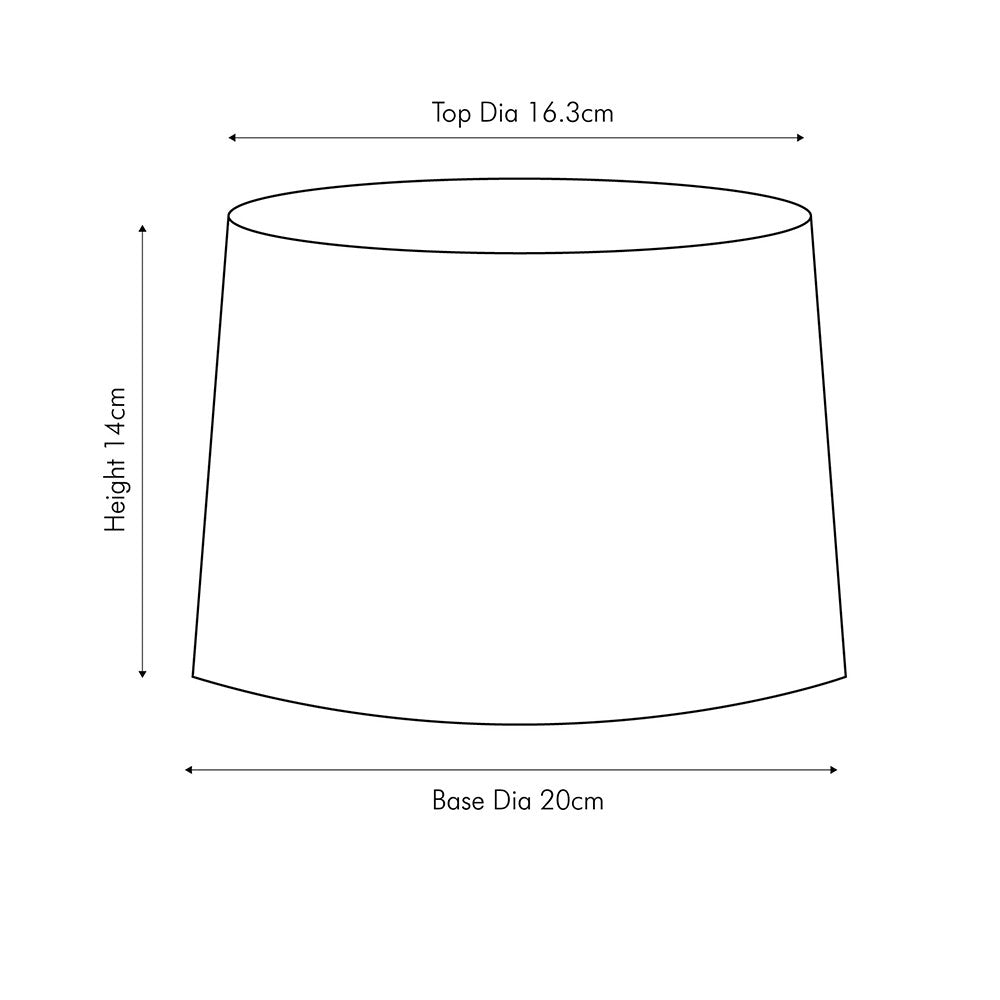 Adelaide 20cm Sage Green Tapered Poly Cotton Lampshade