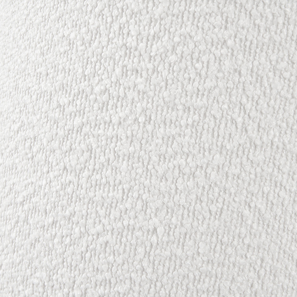 Rouen 35cm White Boucle Cylinder Lampshade