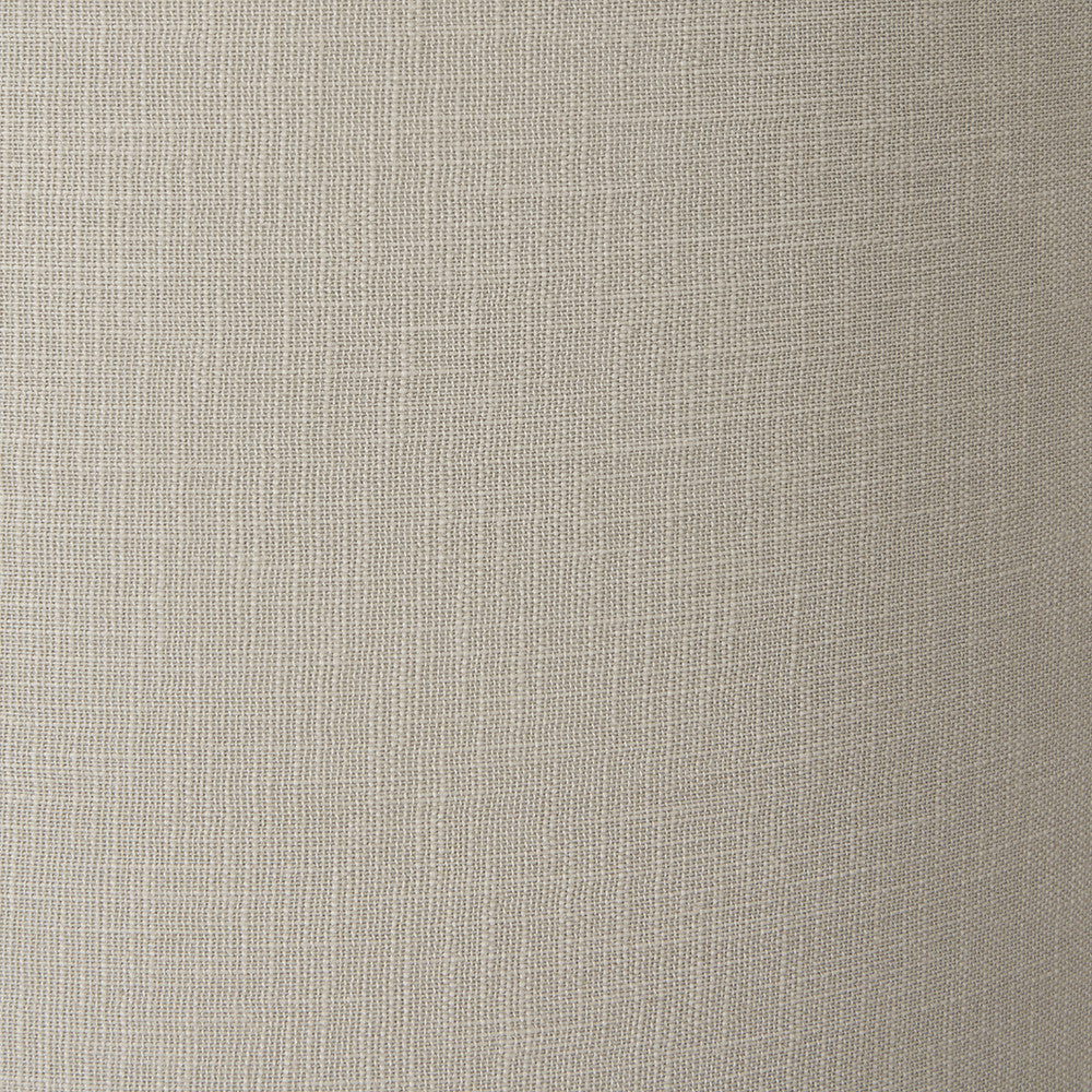 Lino 40cm Grey Self Lined Linen Drum Lampshade