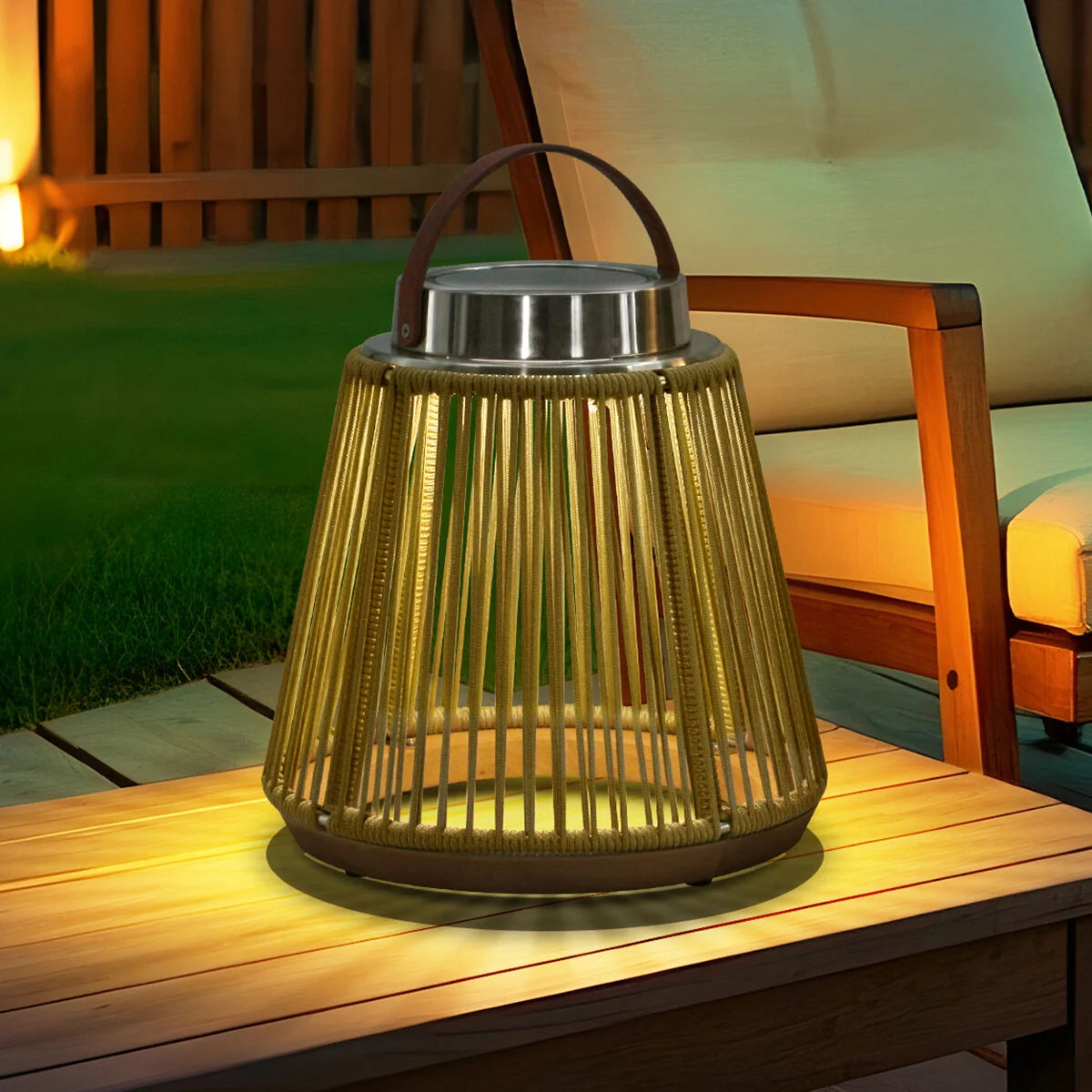 Athena Small Solar Light - Dark Olive