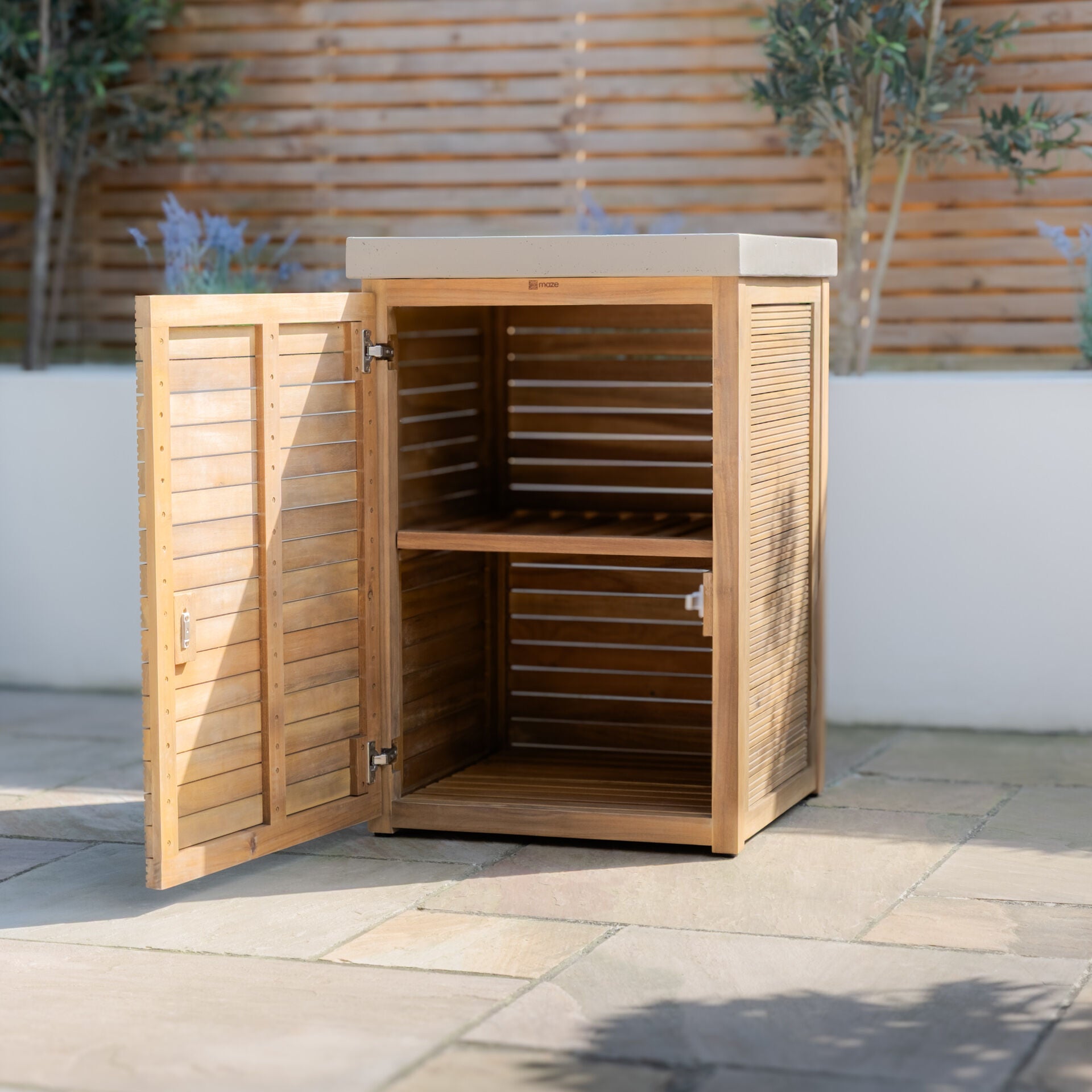 Bali Acacia Wood Outdoor Kitchen Single Unit