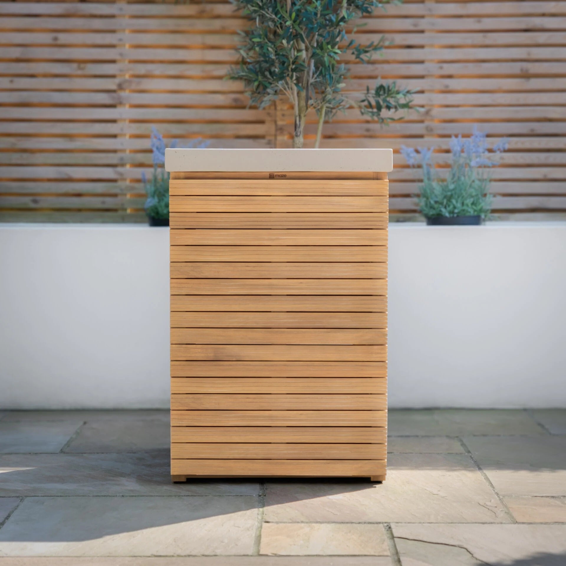 Bali Acacia Wood Outdoor Kitchen Single Unit