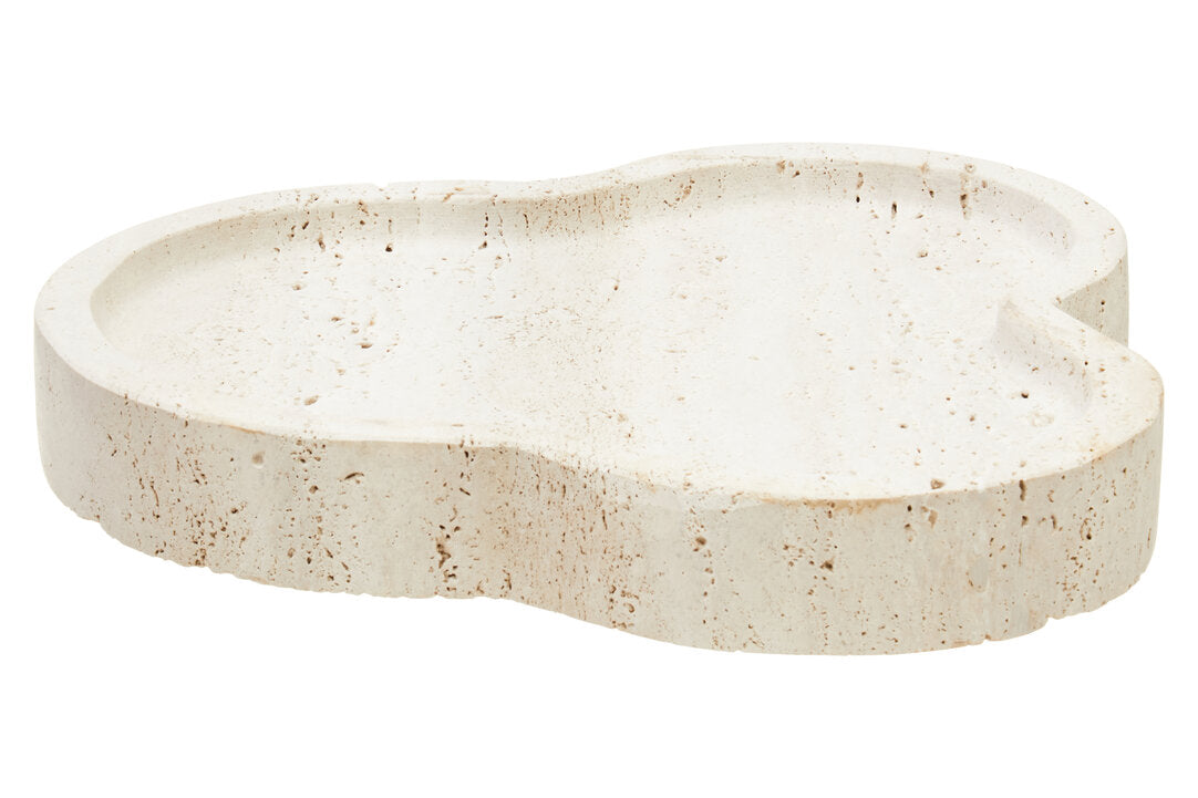 Amo Travertine Irregular Tray
