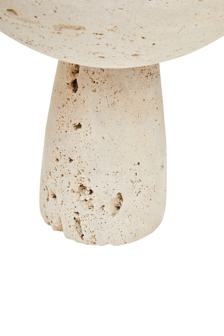 Amo Travertine Pedestal Bowl
