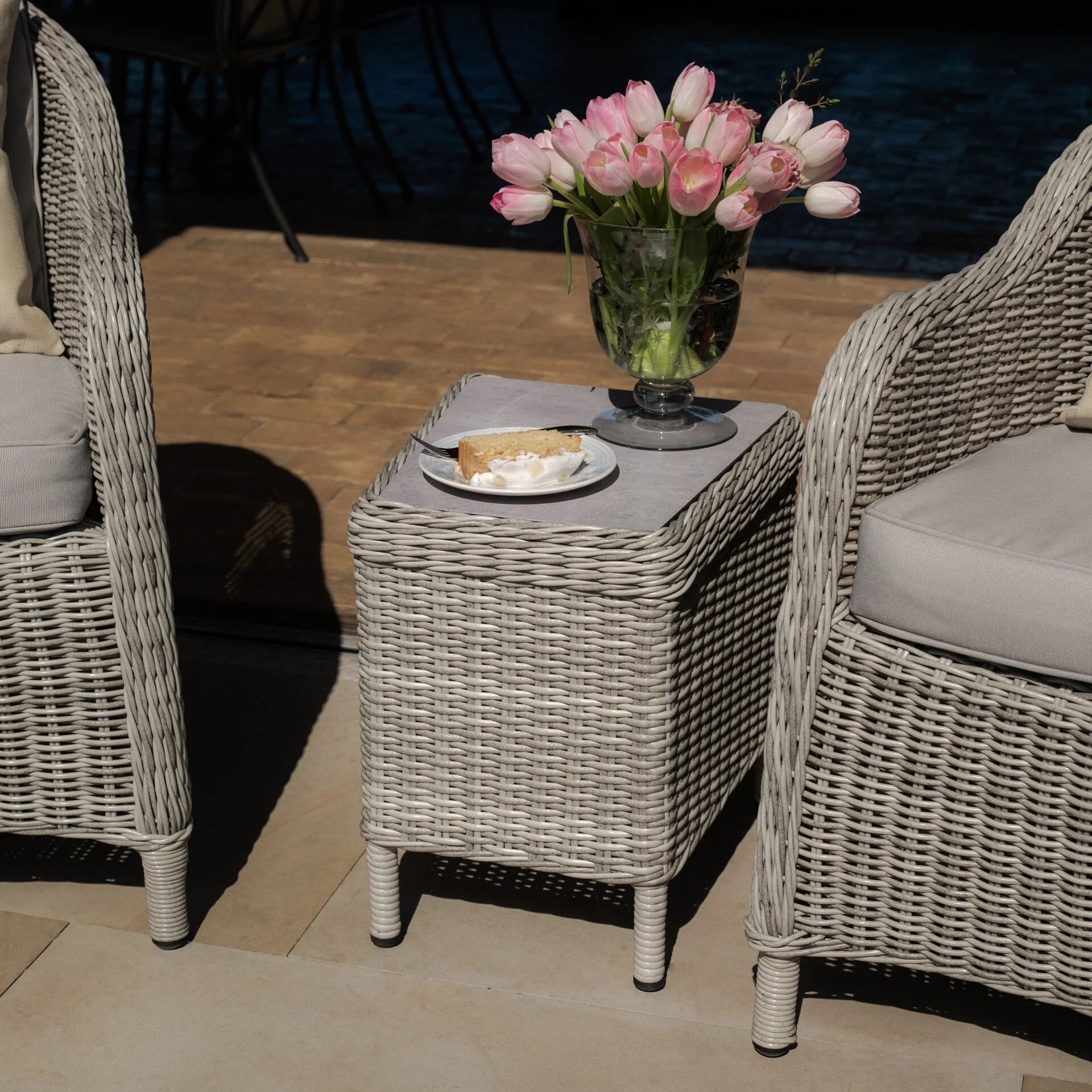 Oxford 3Pc Lounge Set - Ceramic Glass