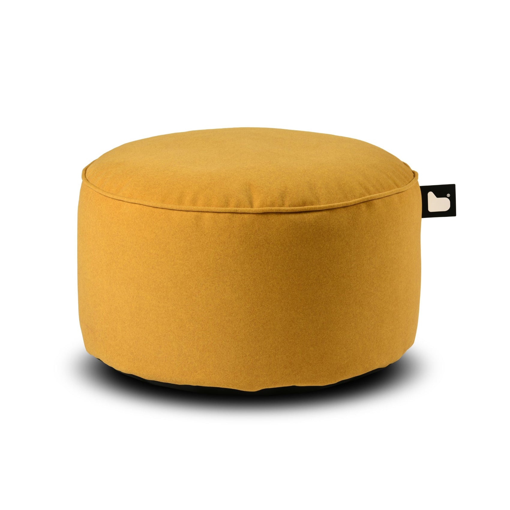 Extreme Lounging B-Pouffe Brushed Suede Mustard