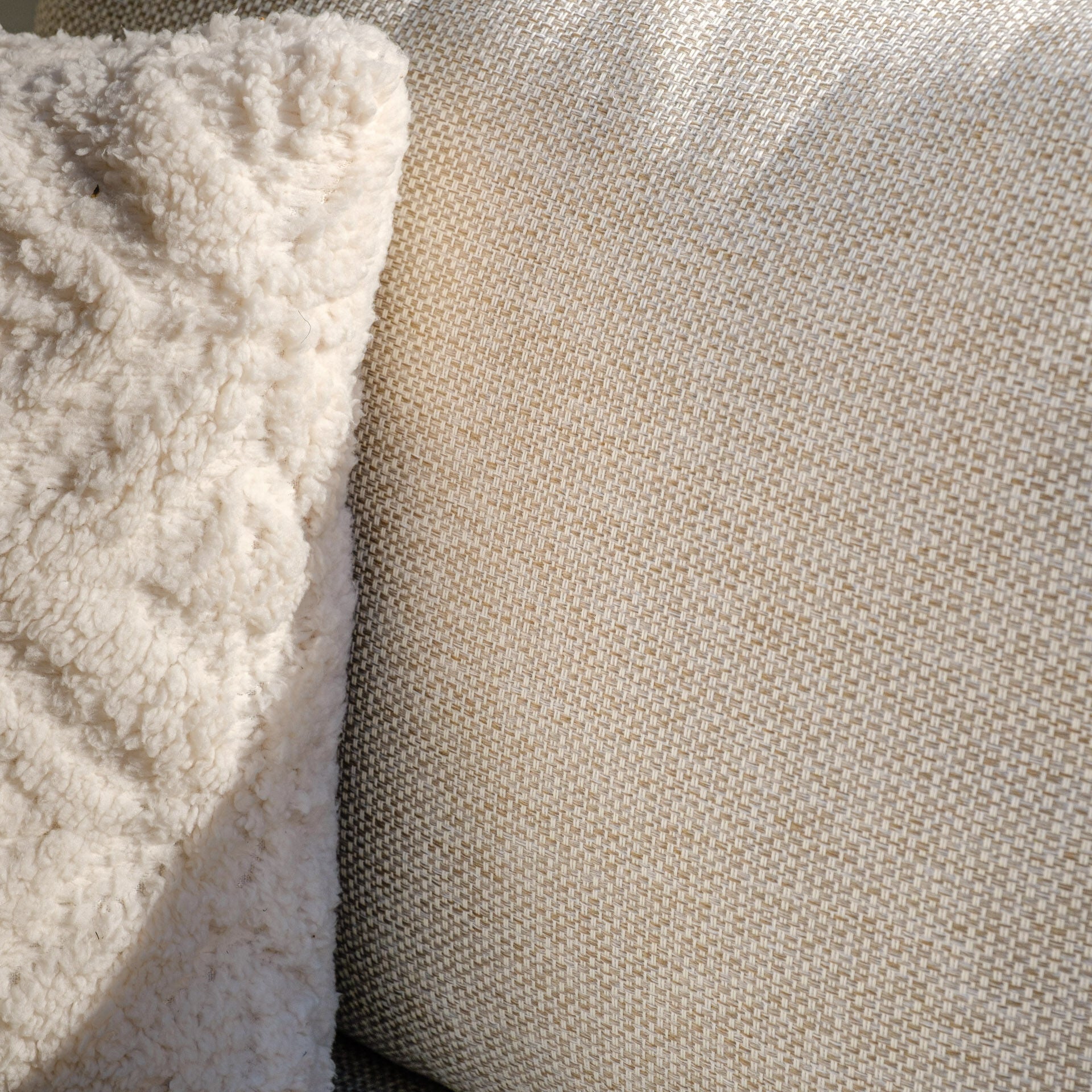 Sicily 3 Seater Sofa - Latte Frame-Latte Cushion