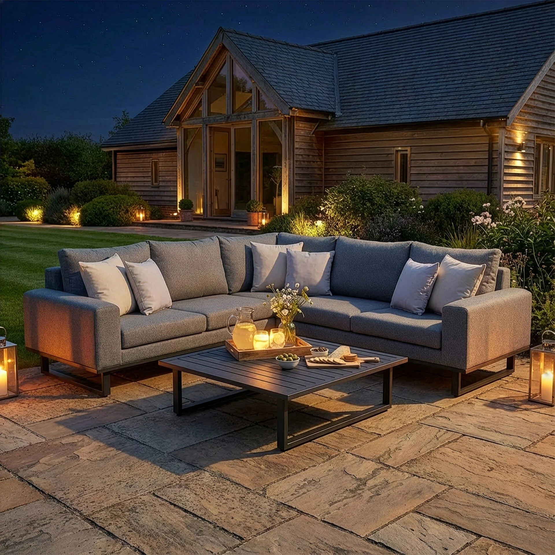 Ethos Corner Sofa Group - Zinc Grey