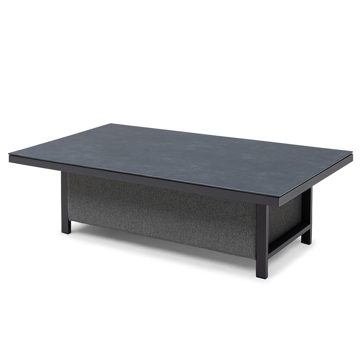 Pulse 3 Seater Sofa Set with Rising Table - Zinc Grey
