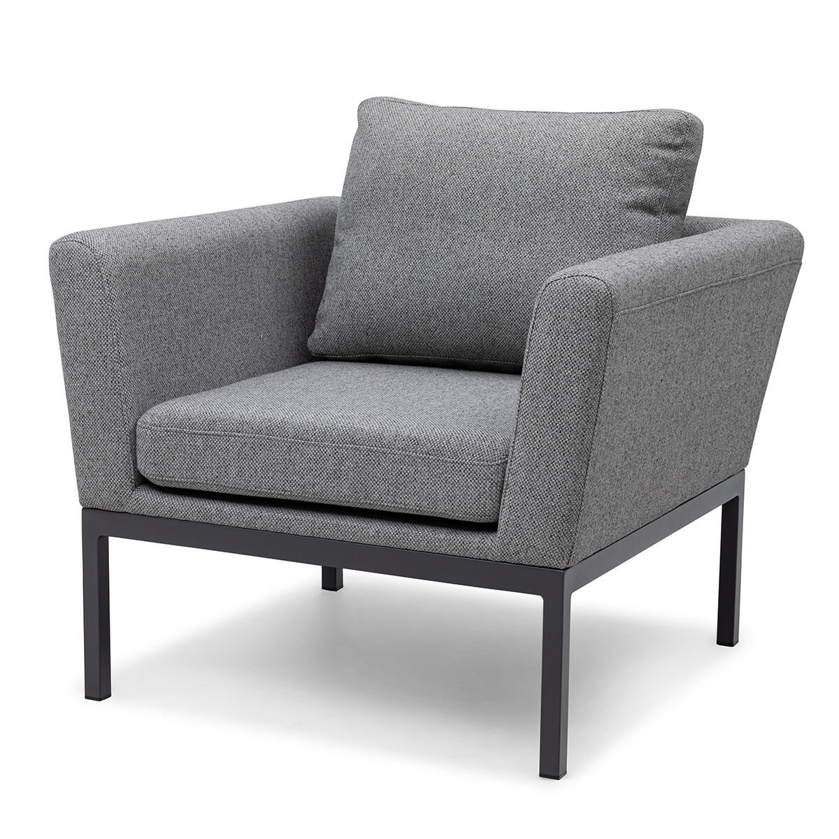 Pulse 3 Seater Sofa Set with Rising Table - Zinc Grey