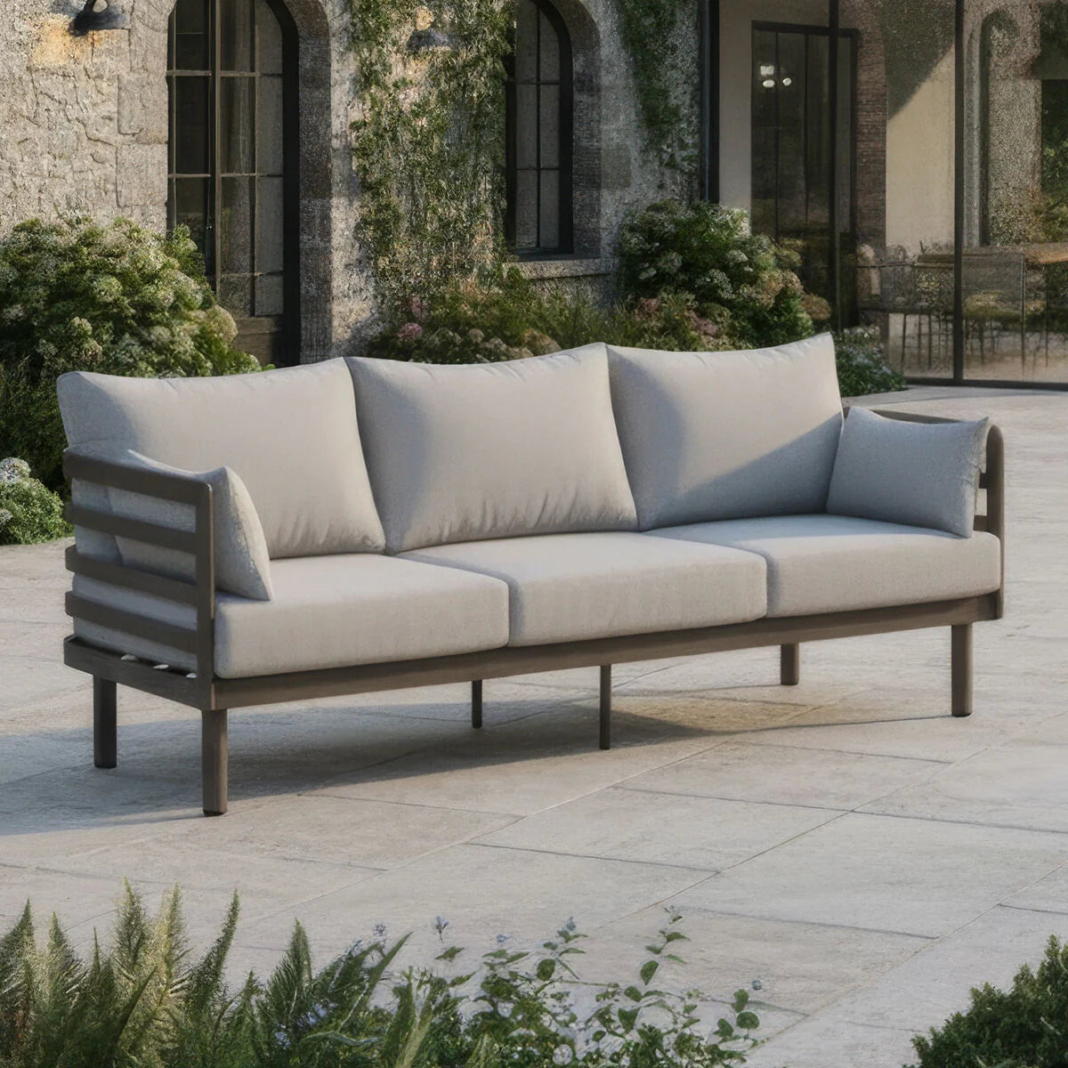 Metro 3 Seater Sofa - Cafe