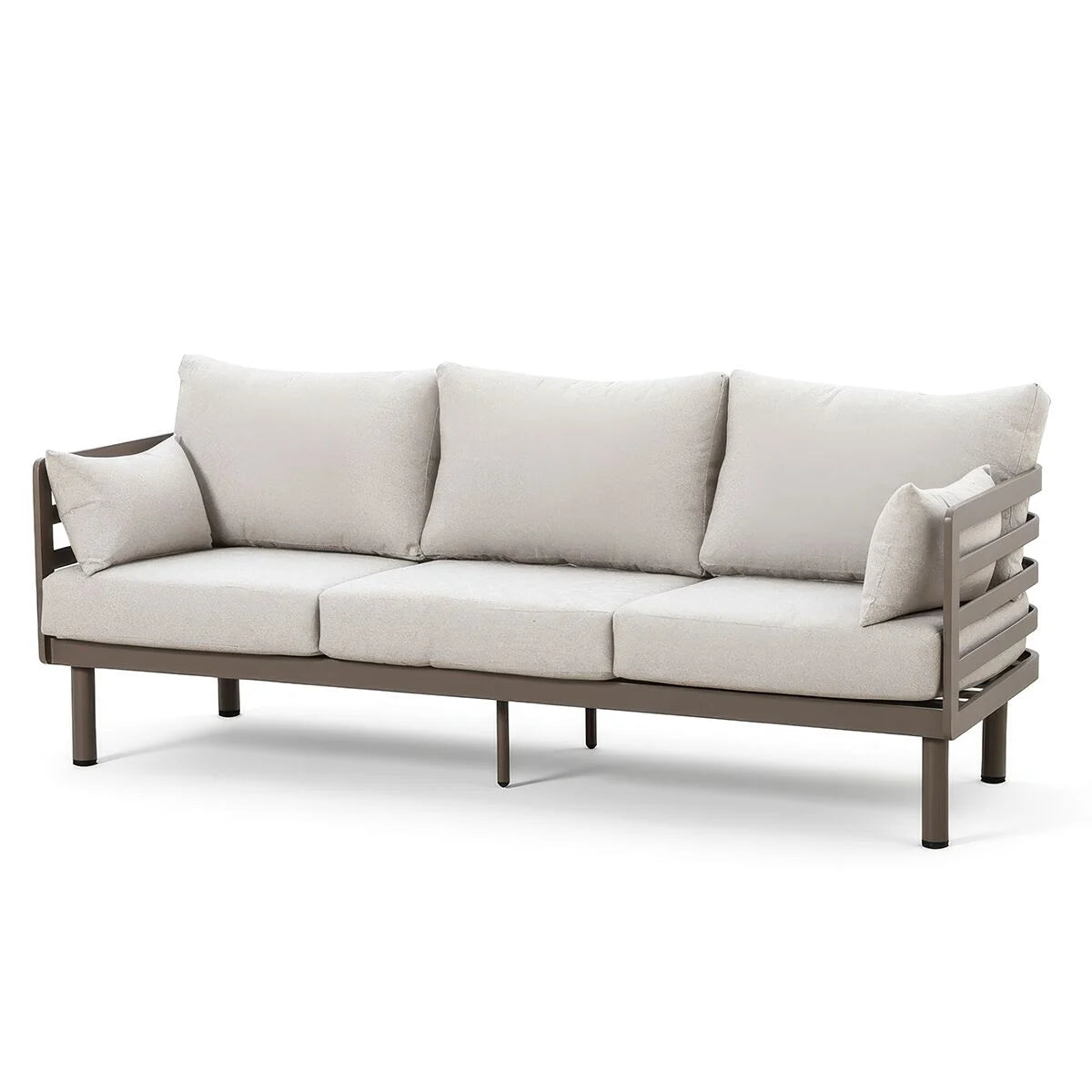 Metro 2x 3 Seater Sofa'S with Rectangular Sintered Stone Coffee Table
