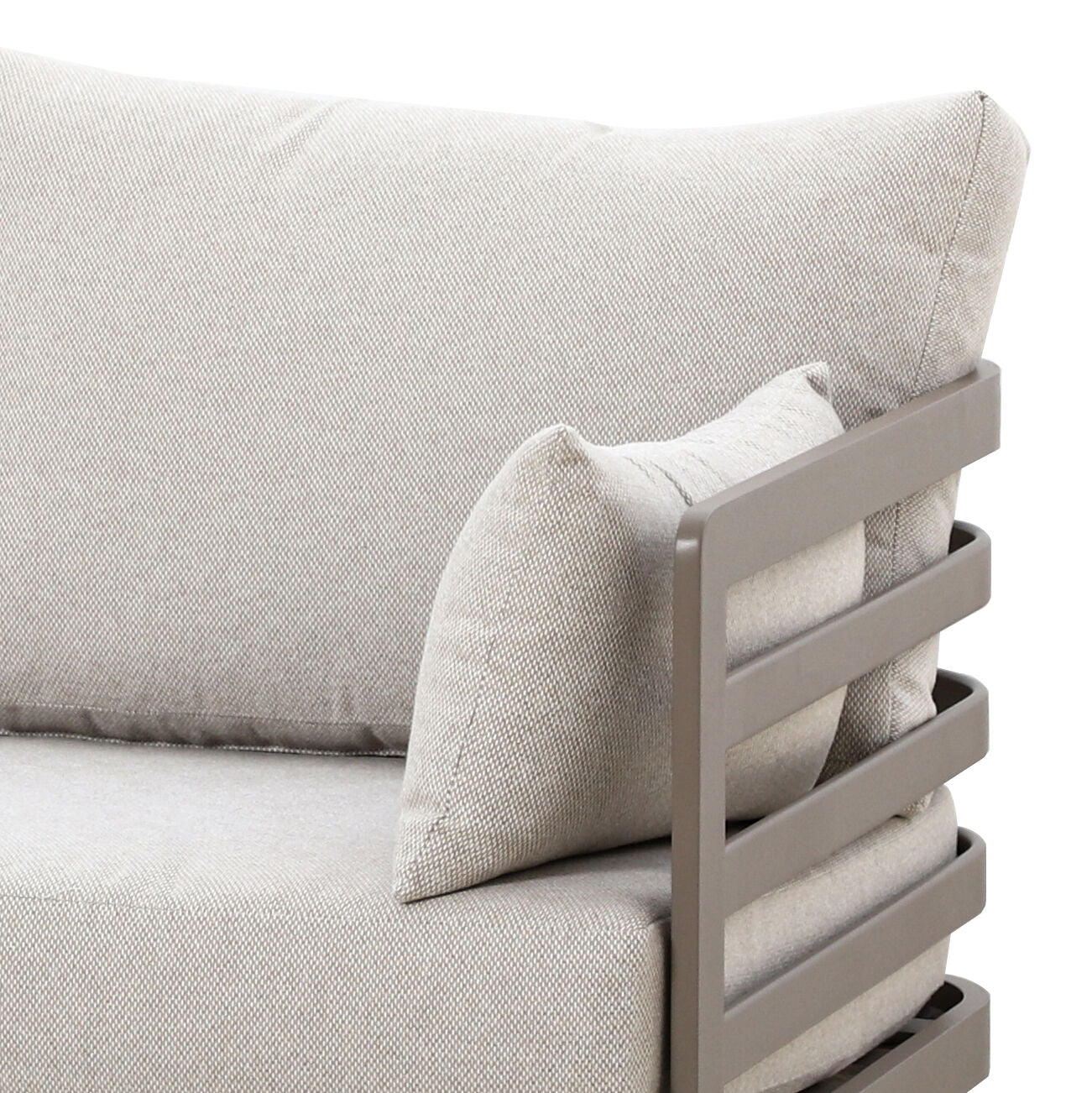 Metro 2x 3 Seater Sofa'S with Rectangular Sintered Stone Coffee Table