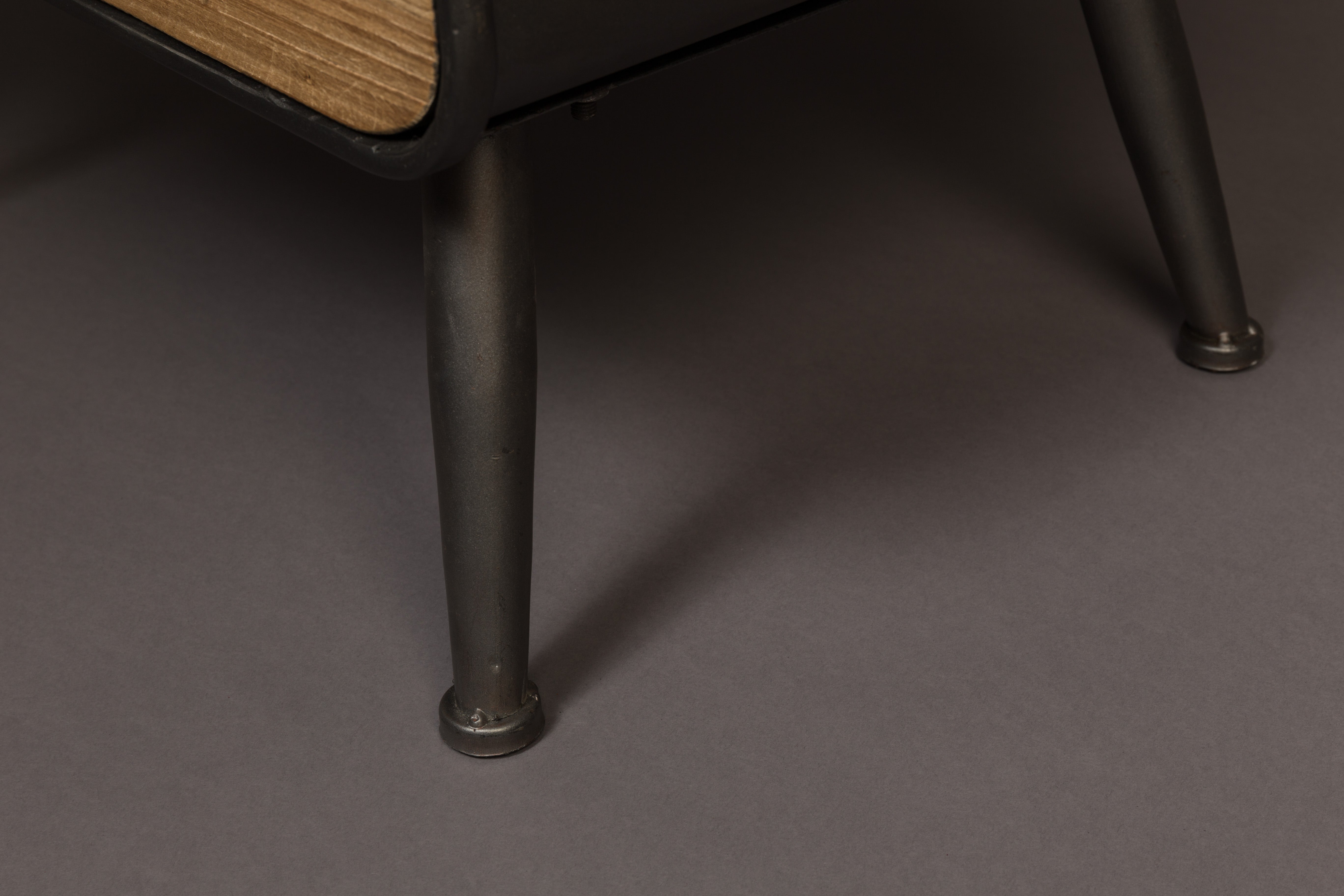 Dutchbone Vino Natural & Black Wood Drinks Cabinet