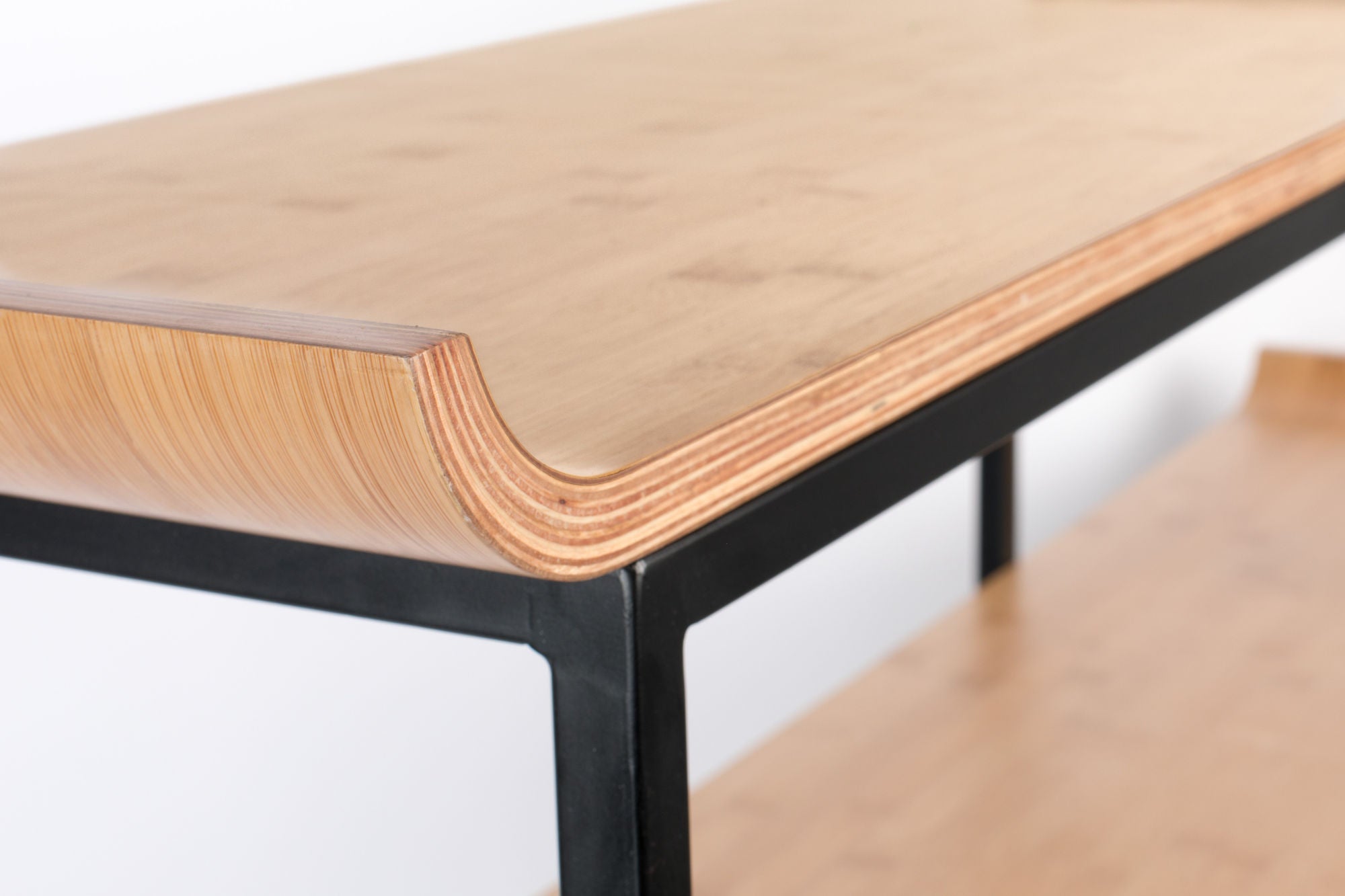 Zuiver Flodka Black & Natural Wood Display Unit