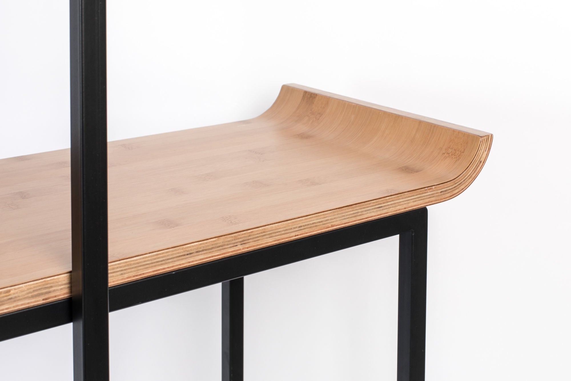 Zuiver Flodka Black & Natural Wood Display Unit