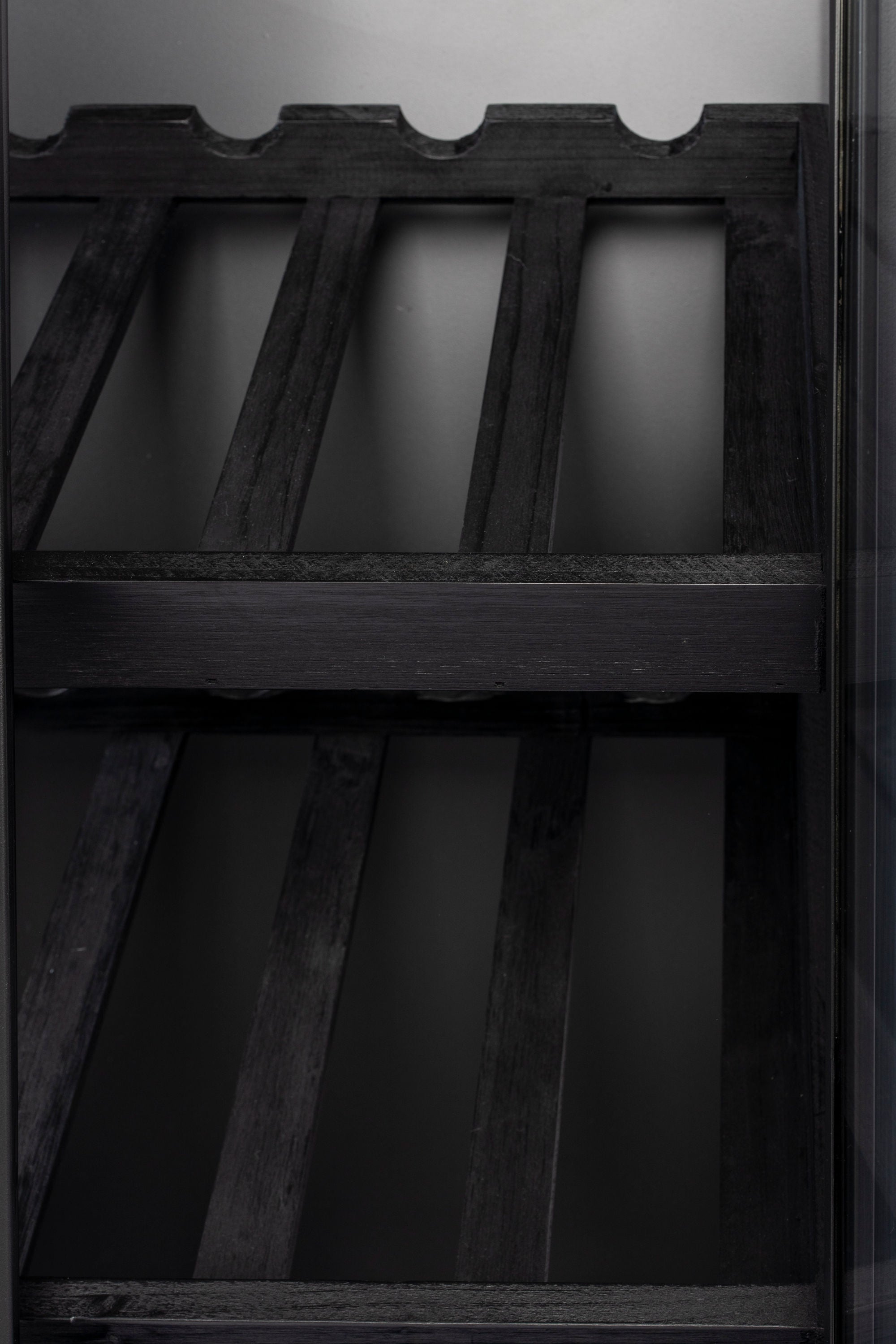 Rob Black Wood & Glass Drinks Cabinet