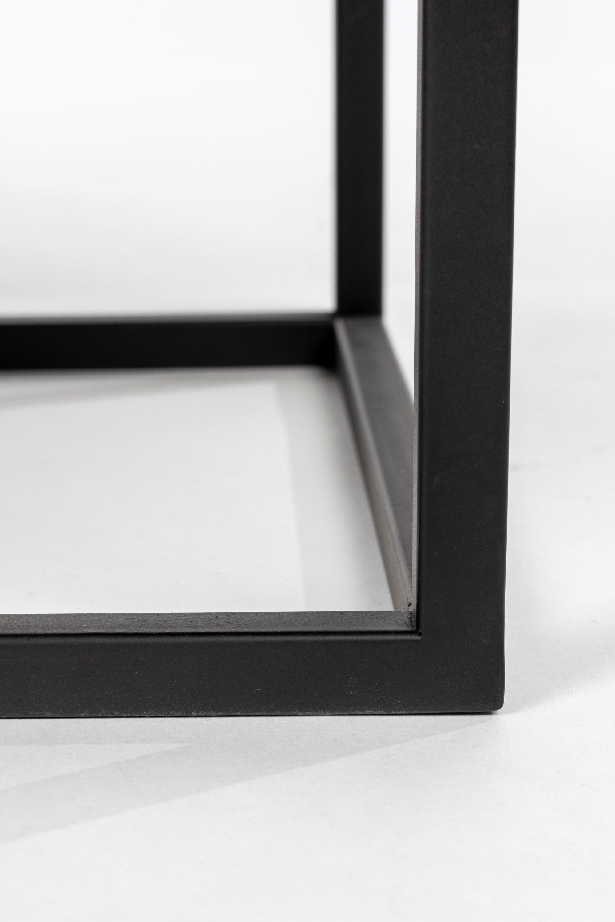 Guuji Black Wood & Natural Rattan Low Drinks Cabinet