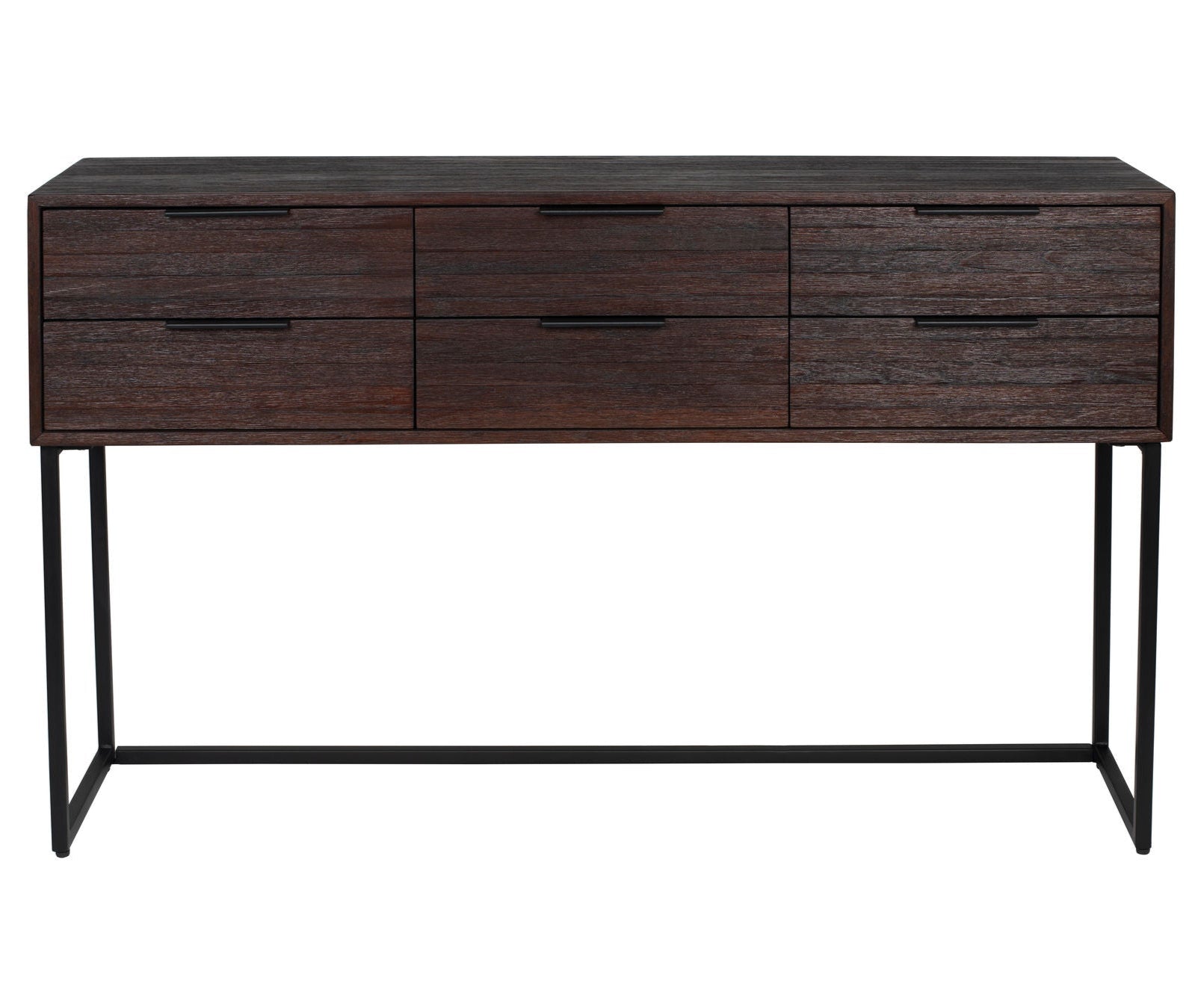 Webster Brown Teak Wood Console Table Large