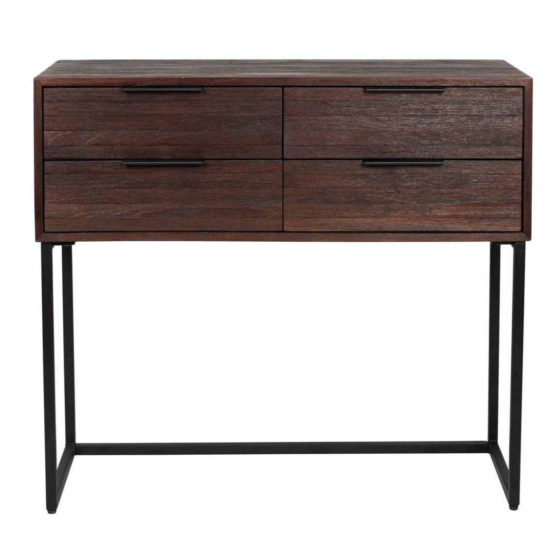 Webster Brown Teak Wood Console Table Small