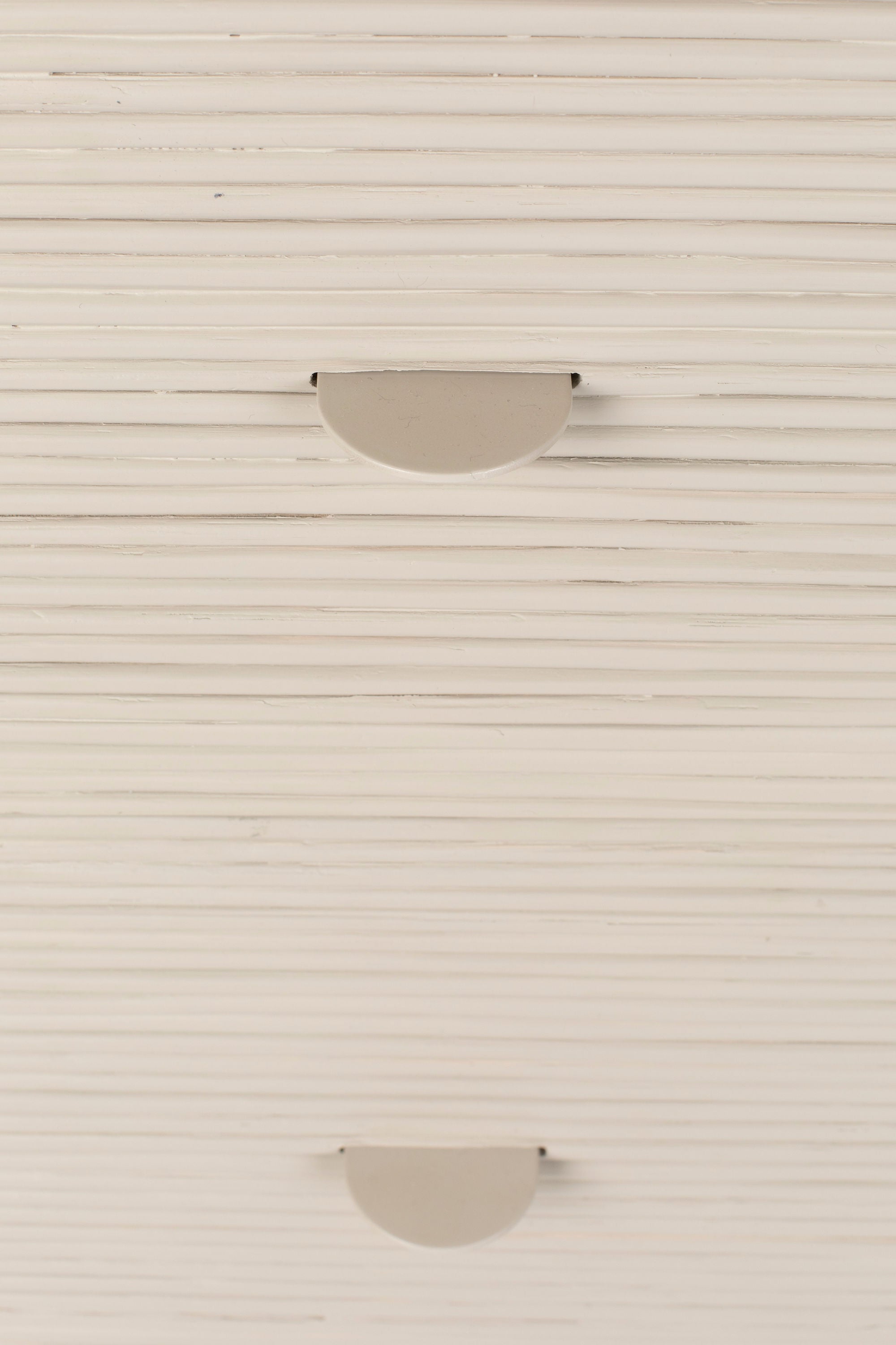 Zuiver Morning Grey Ribbed Acacia Wood Chest of Drawers