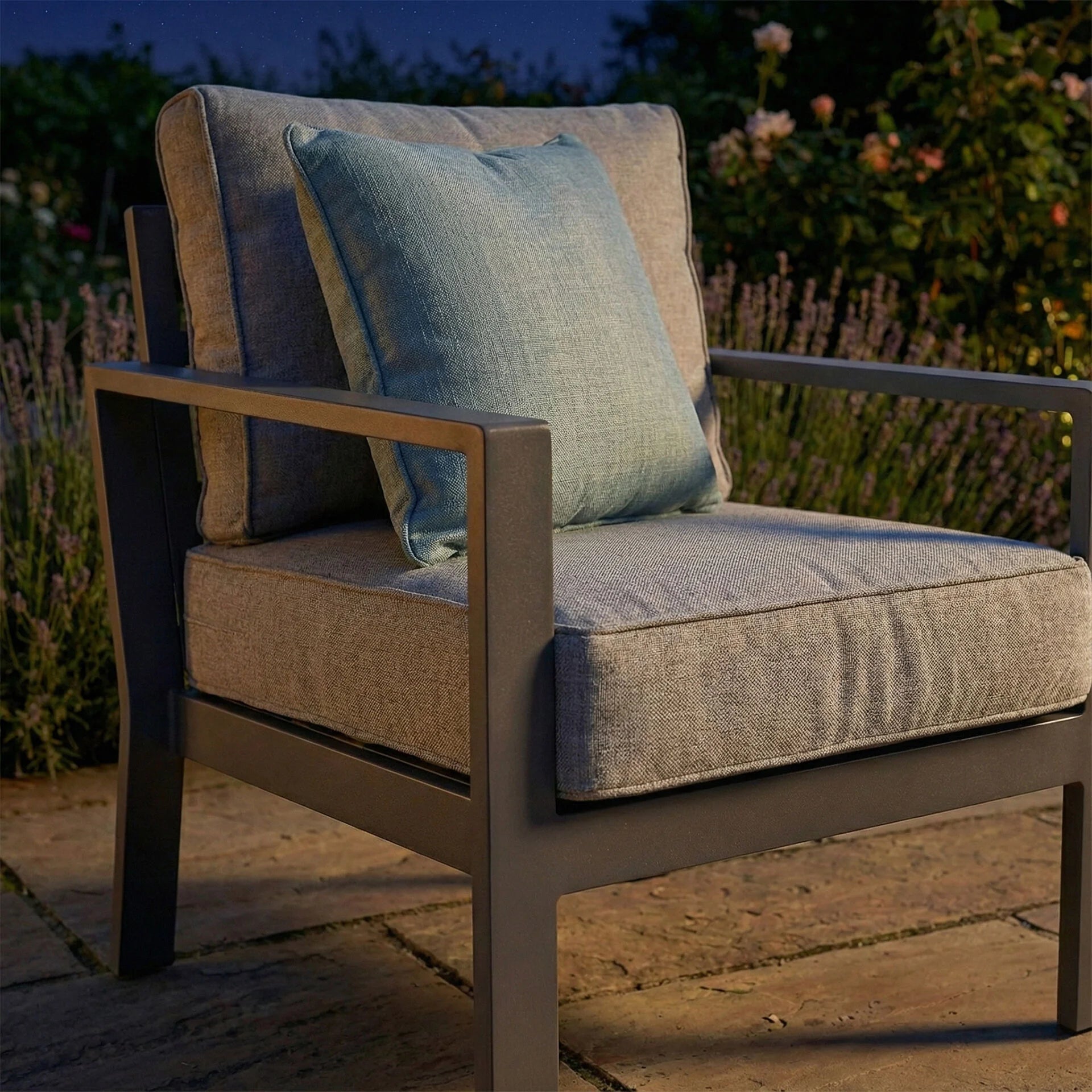Montreal Sofa Lounge Chair x 1 - Cool Linen