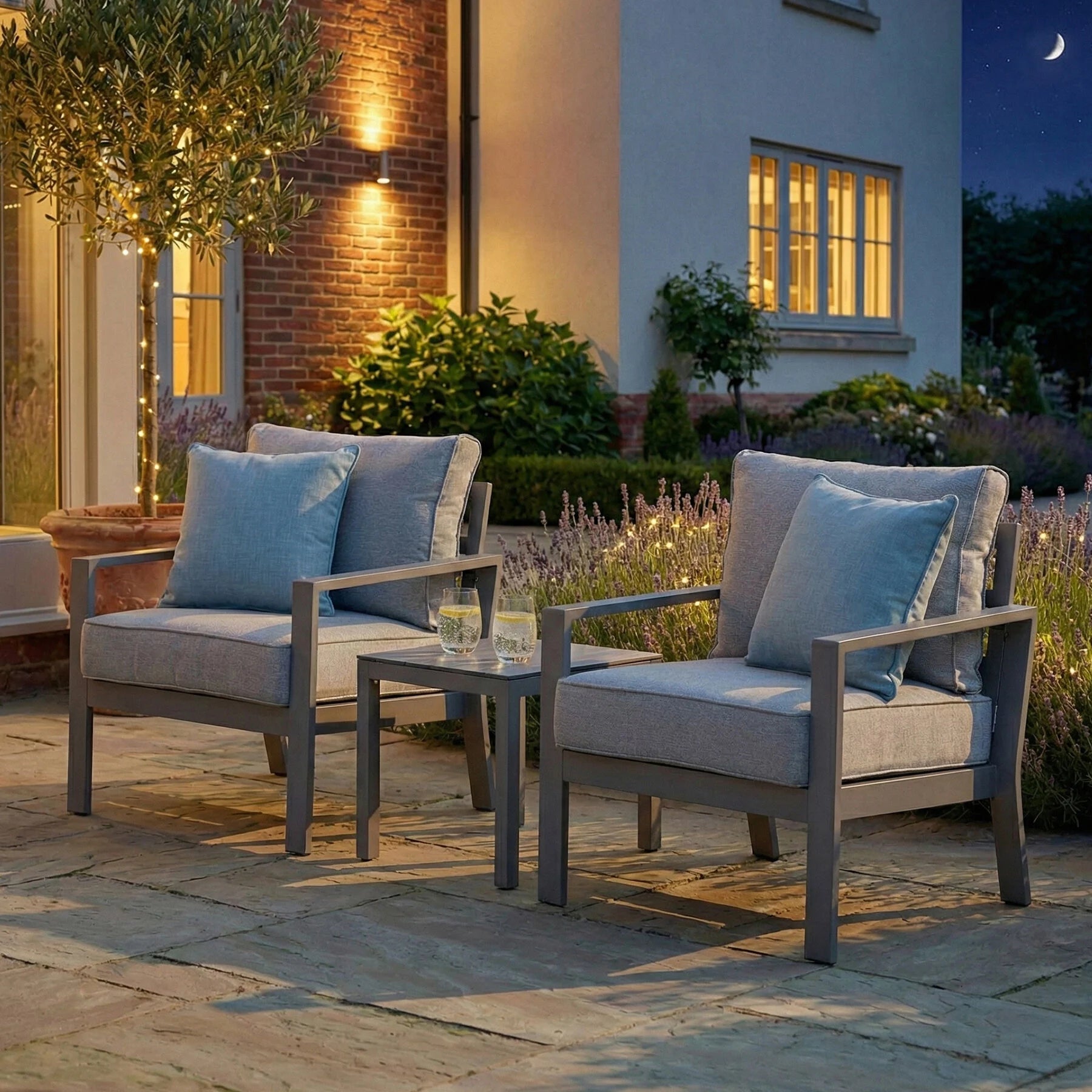 Montreal Lounge Set - Cool Linen