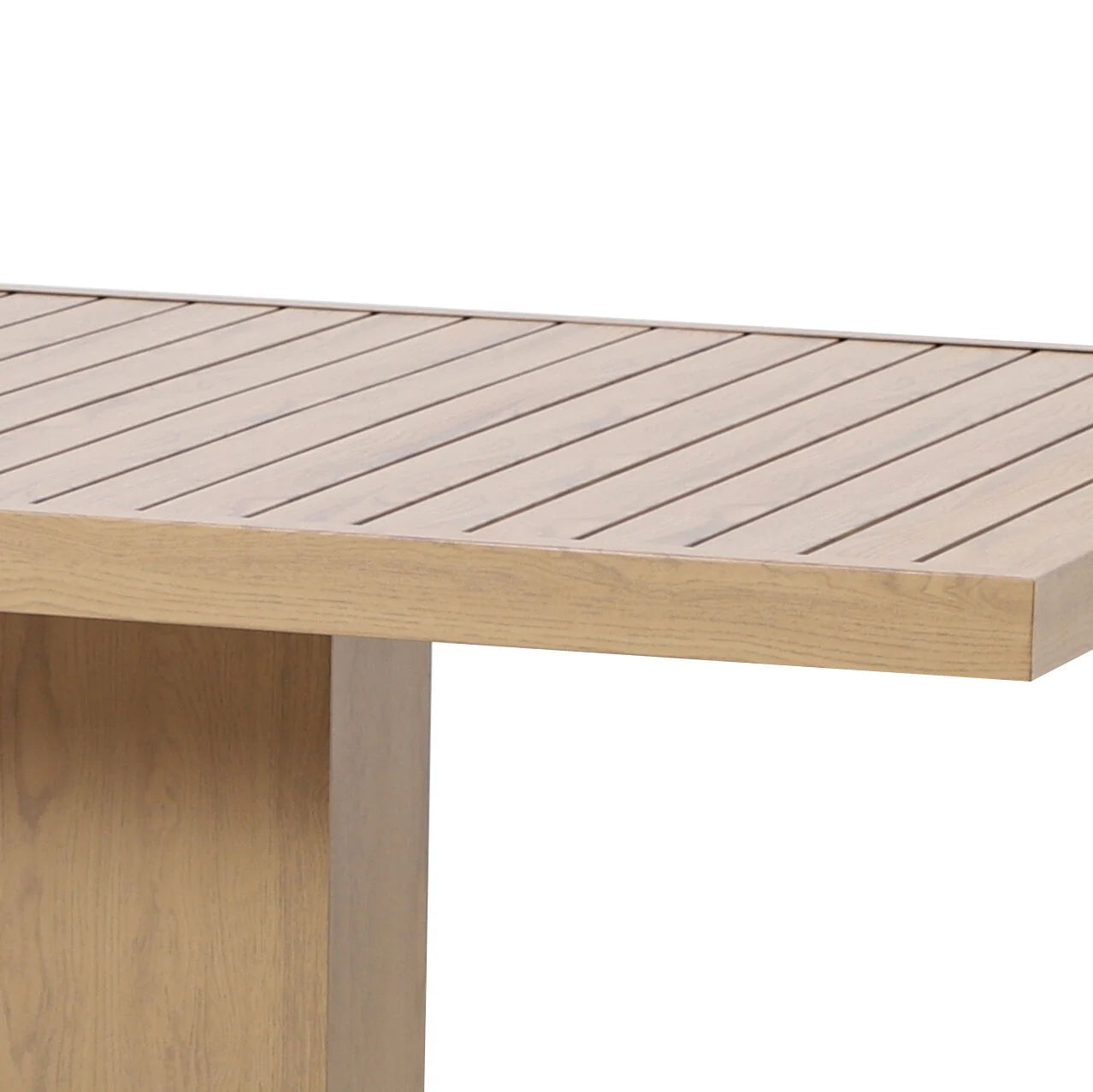 New York 3 Seater Sofa Set with Rising Table - Wood Effect