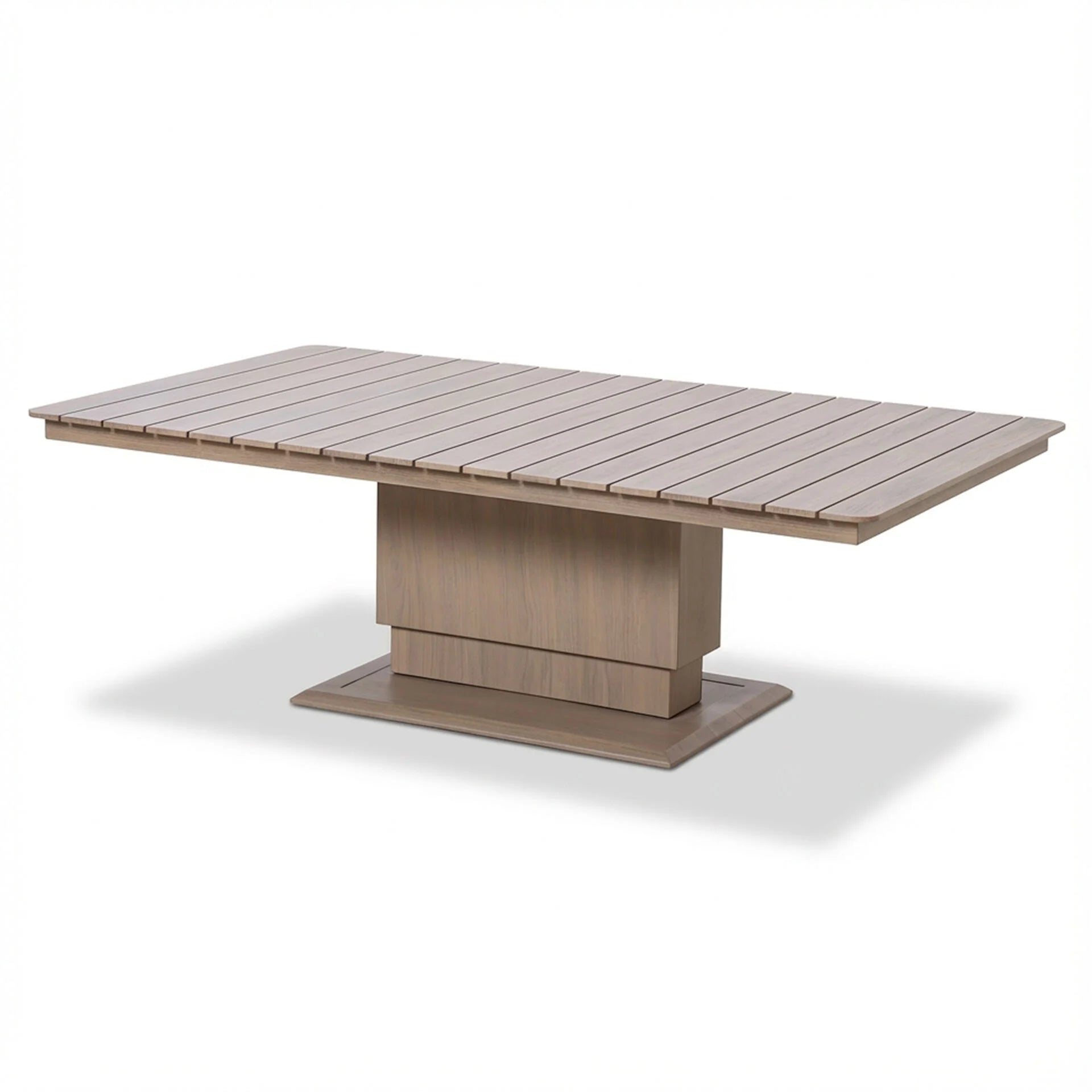 Havana Large Corner Dining Set with Rectangular Rising Table - Natural Linen