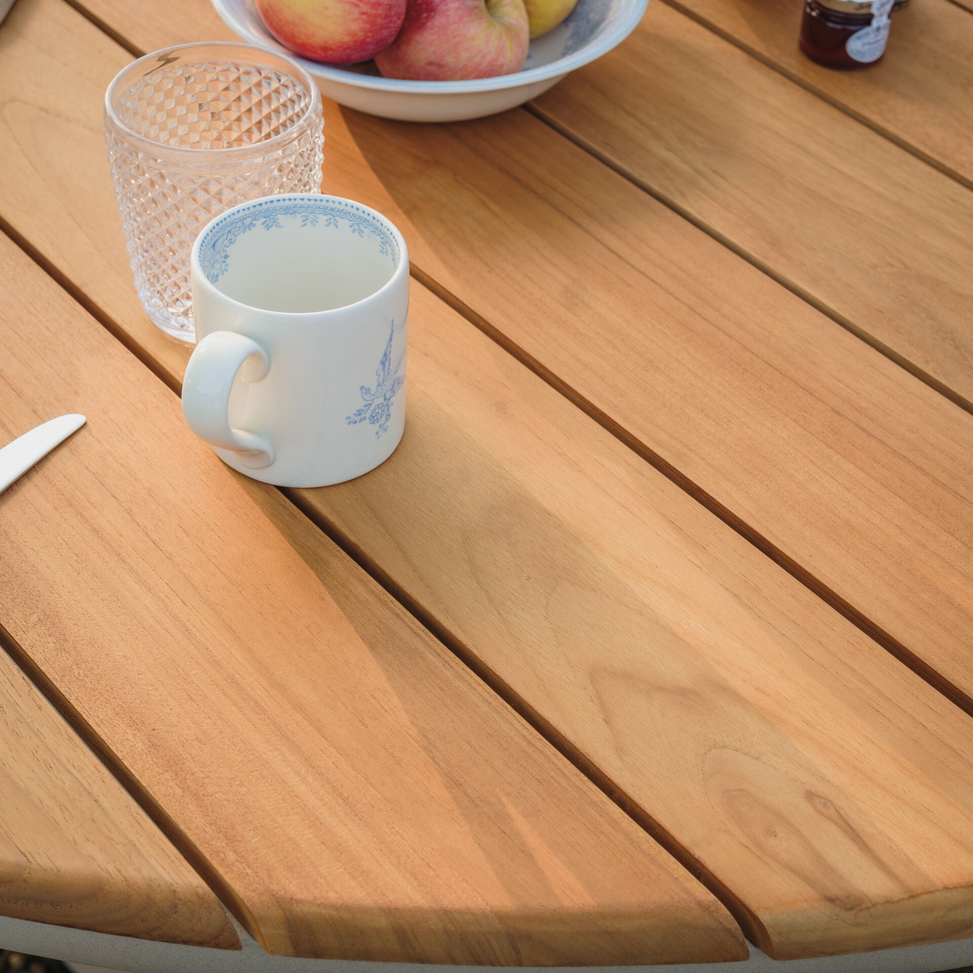 Sicily 160cm Round Table - Latte