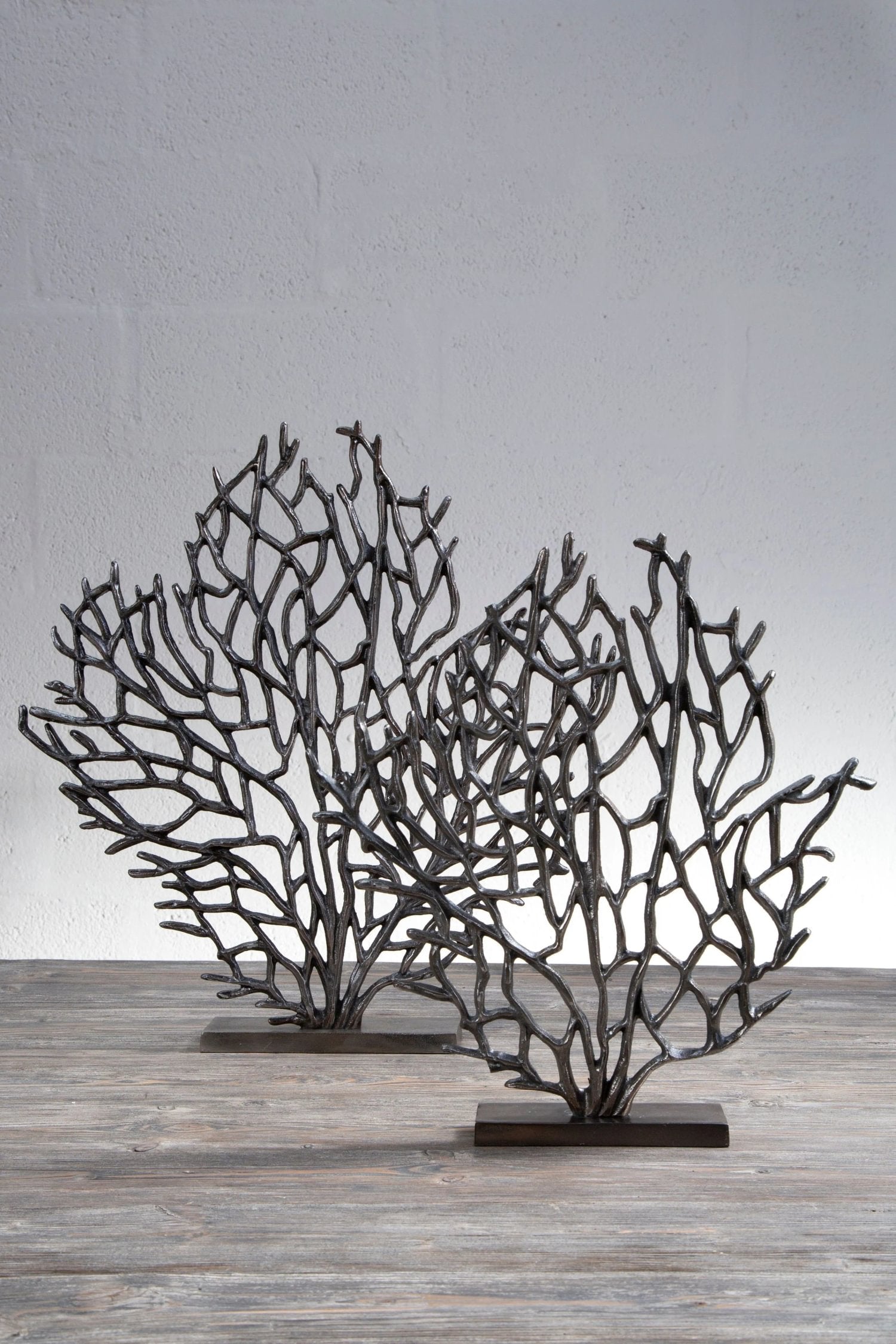 Atelier Large Black Nickel Finish Aluminium Coral Sculpture