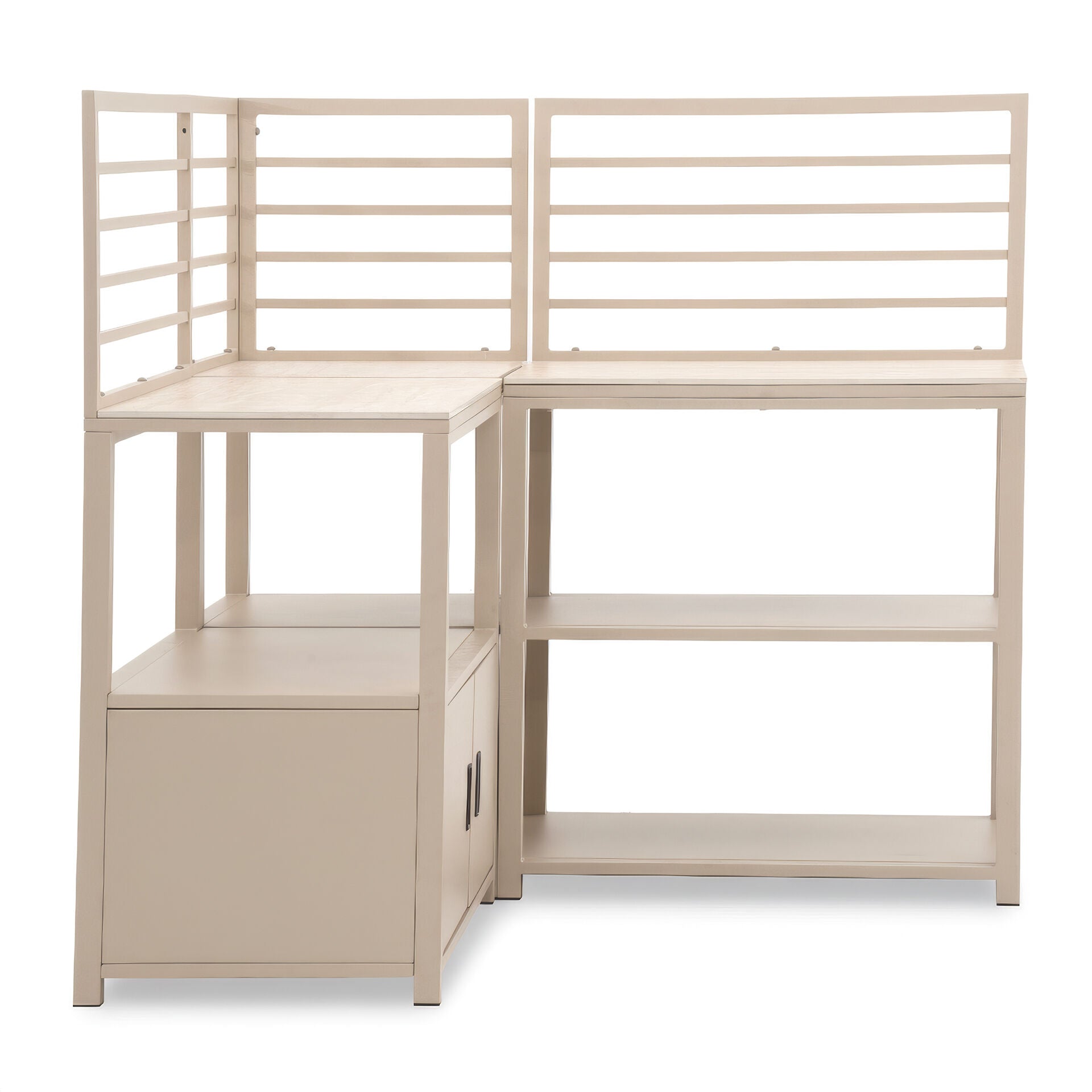 Sicily 3Pc Outdoor Kitchen with Sintered Top - Latte
