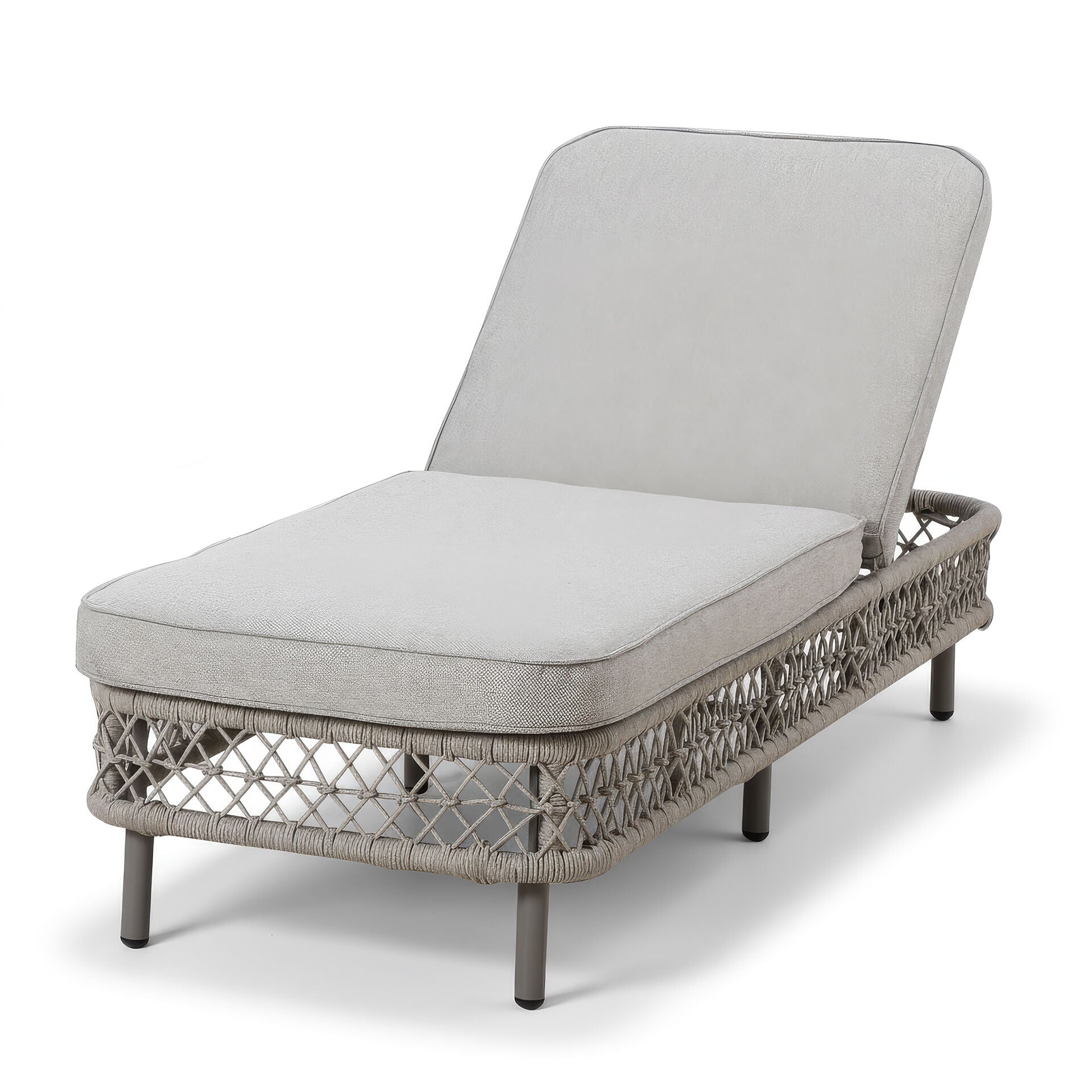 Monaco 3Pc Sunlounger Set - Cool Linen