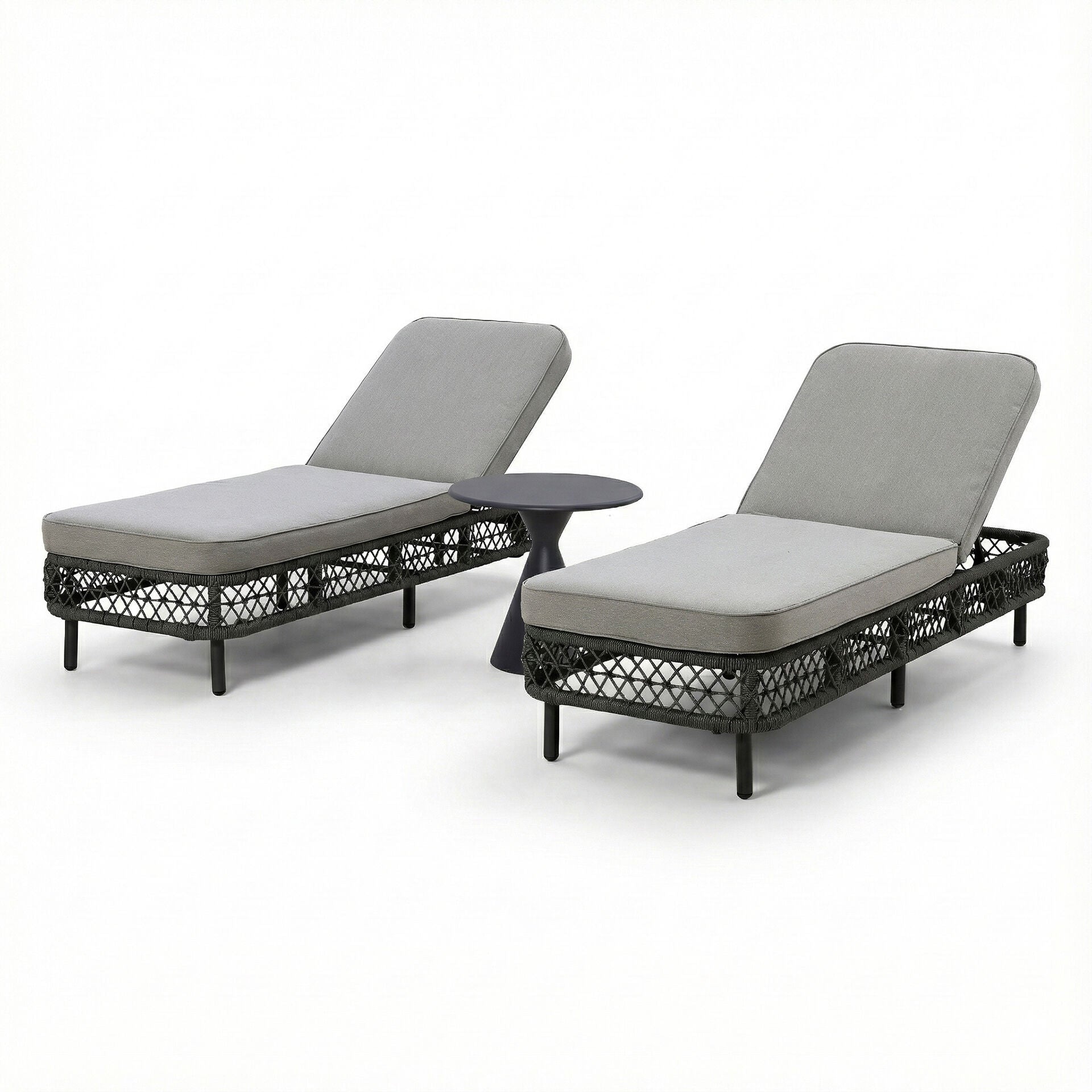 Monaco 3Pc Sunlounger Set - Ivy Green