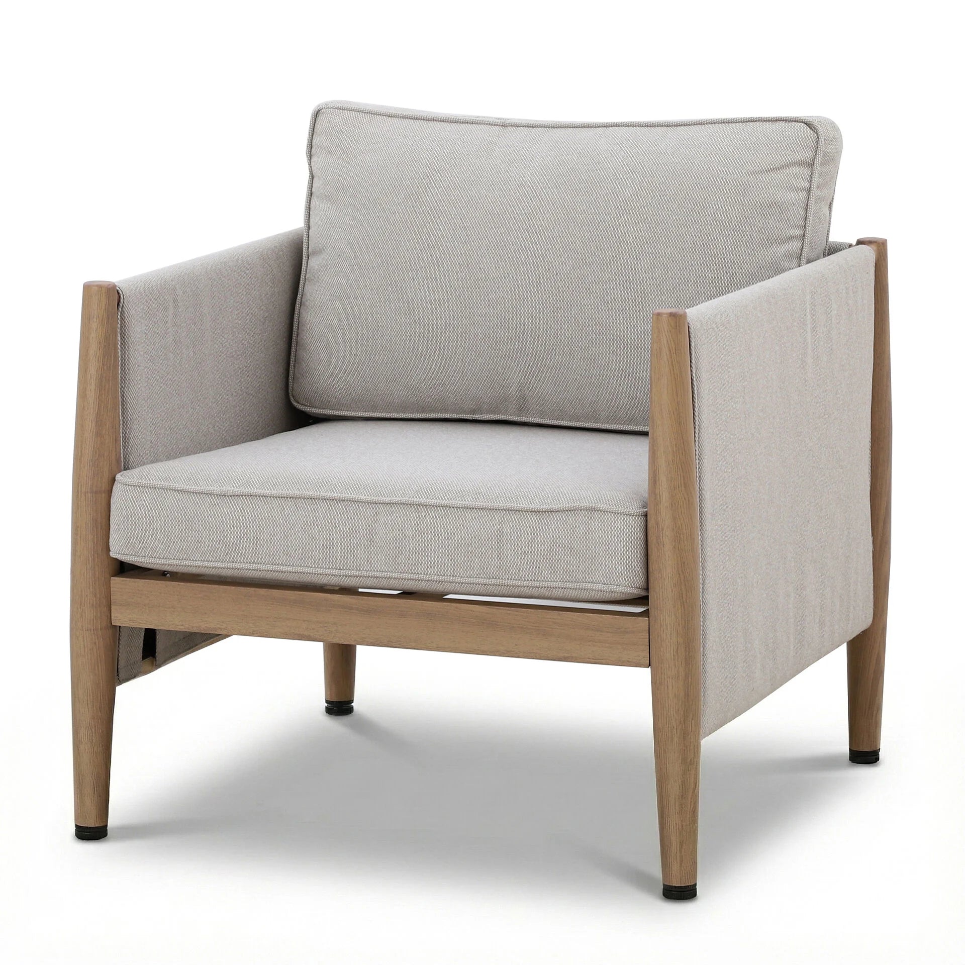 Burford 3 Seater Sofa Dining Set with Rising Table - with Seasonsure Cushions - Almond
