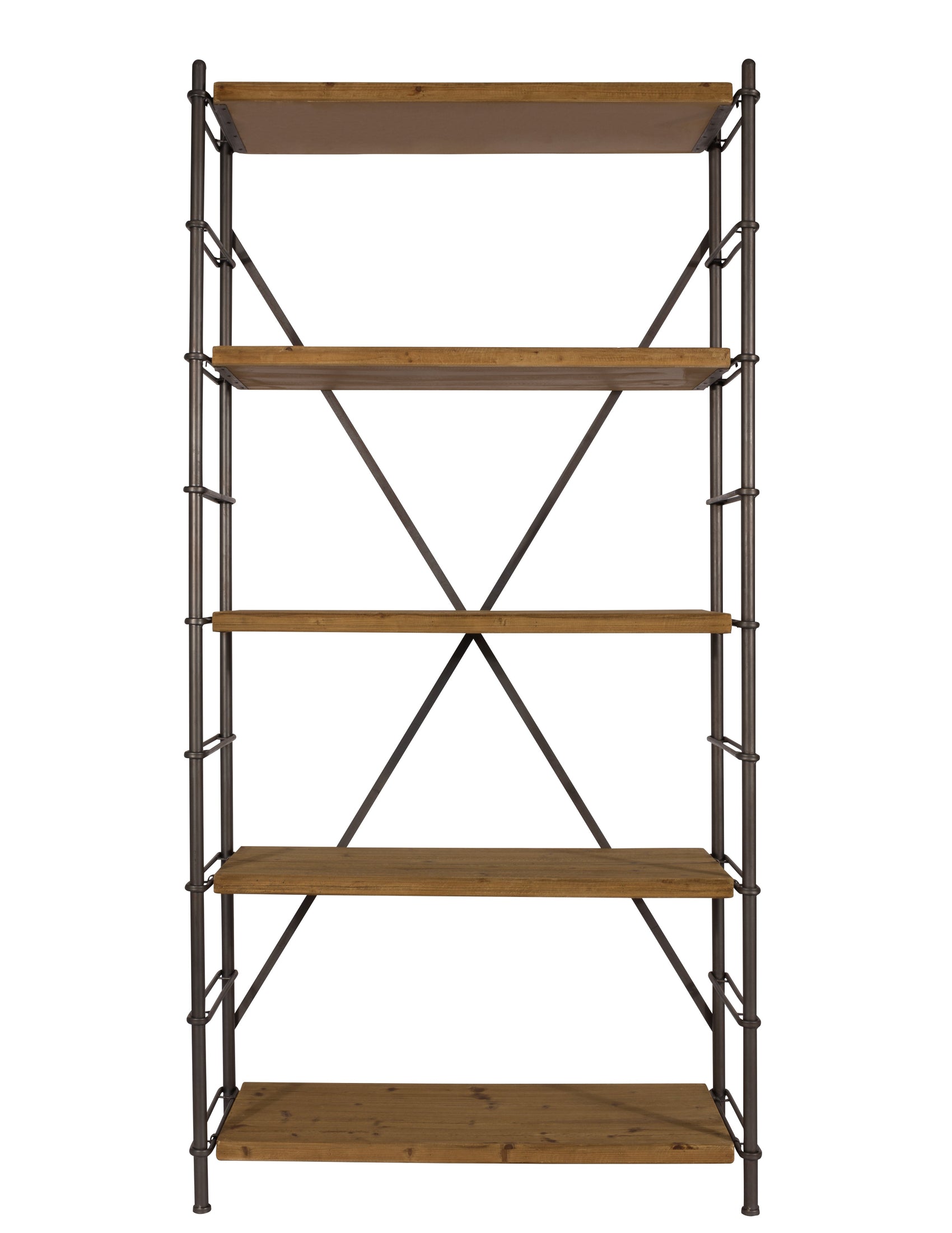 Dutchbone Iron & Wood Shelf Display Unit