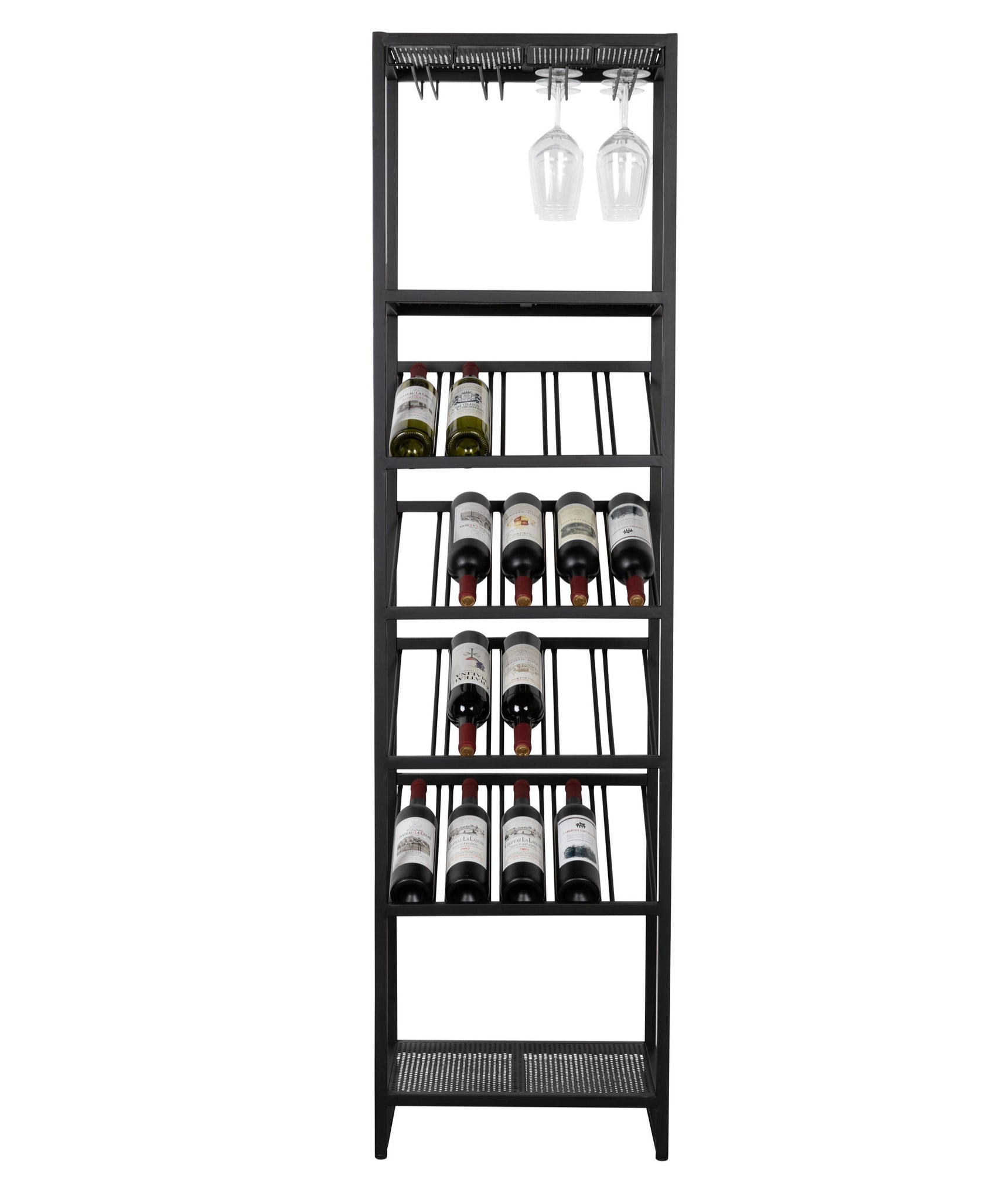 Zuiver Cantor Black Wine Shelf Unit Small