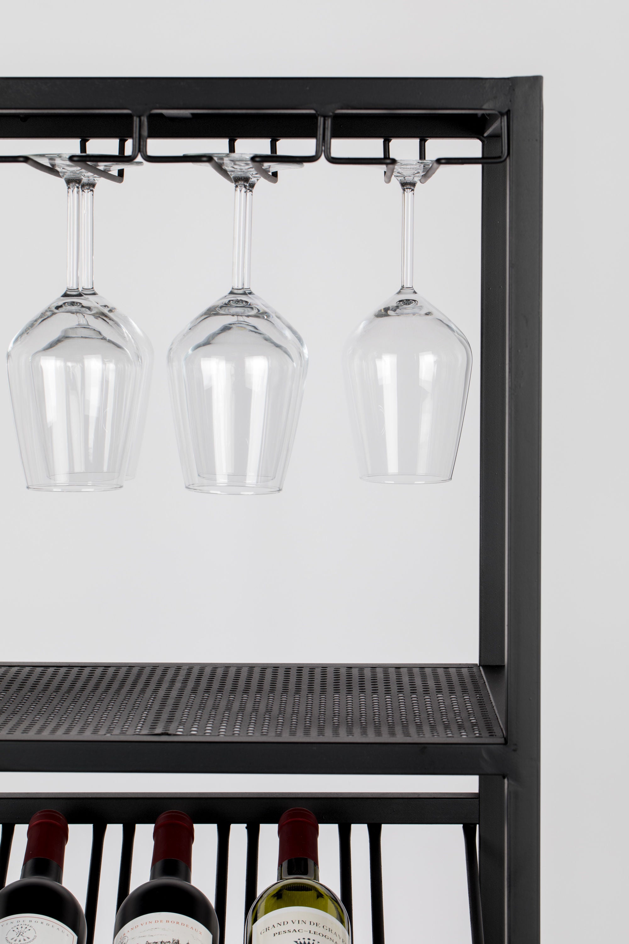 Zuiver Cantor Black Wine Shelf Unit Small