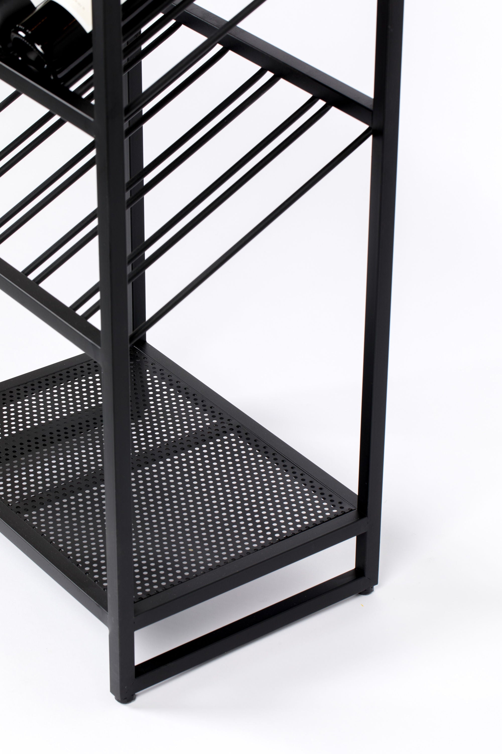 Zuiver Cantor Black Wine Shelf Unit Small