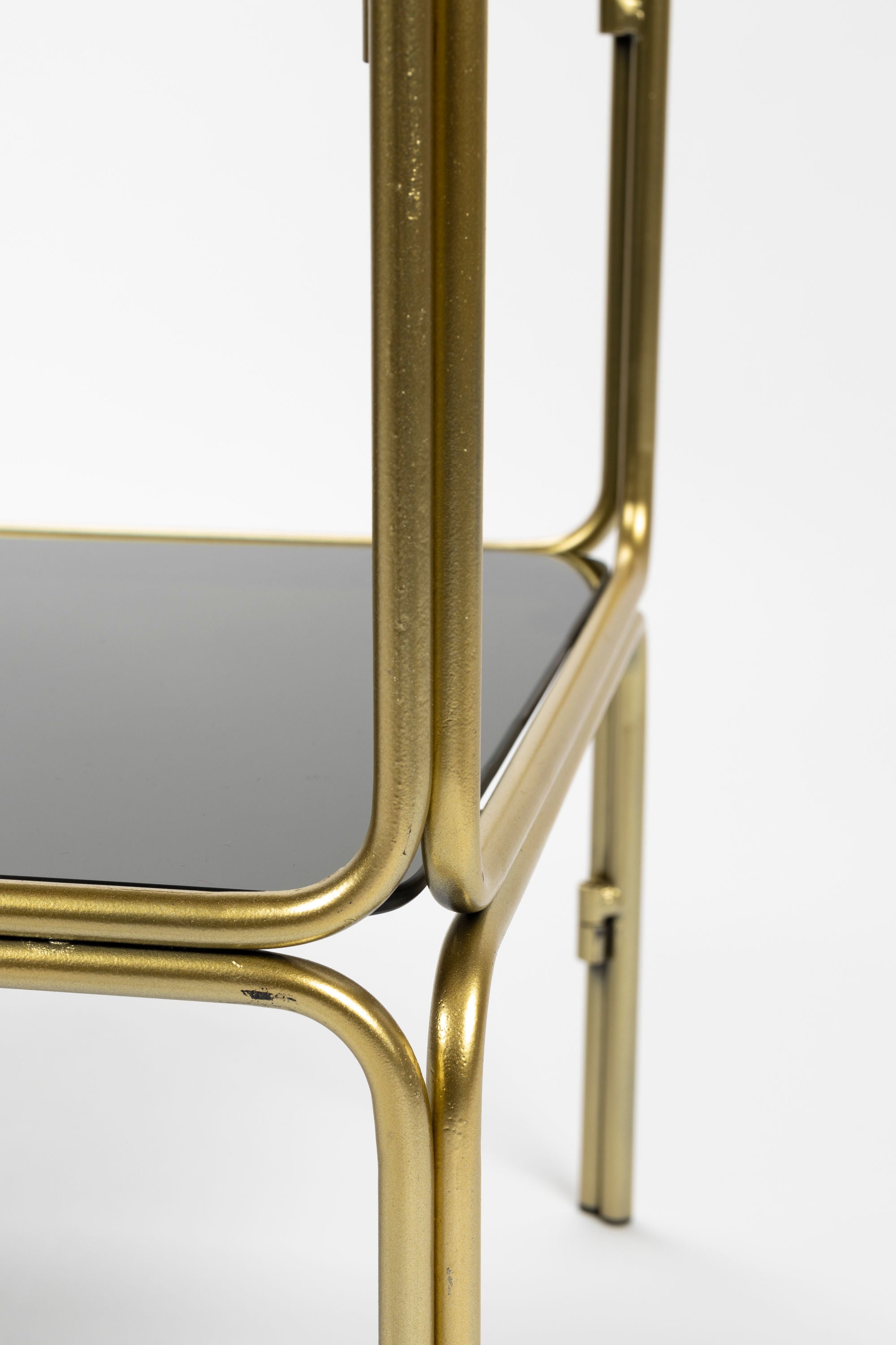 Liah Gold & Smoked Glass Display Unit