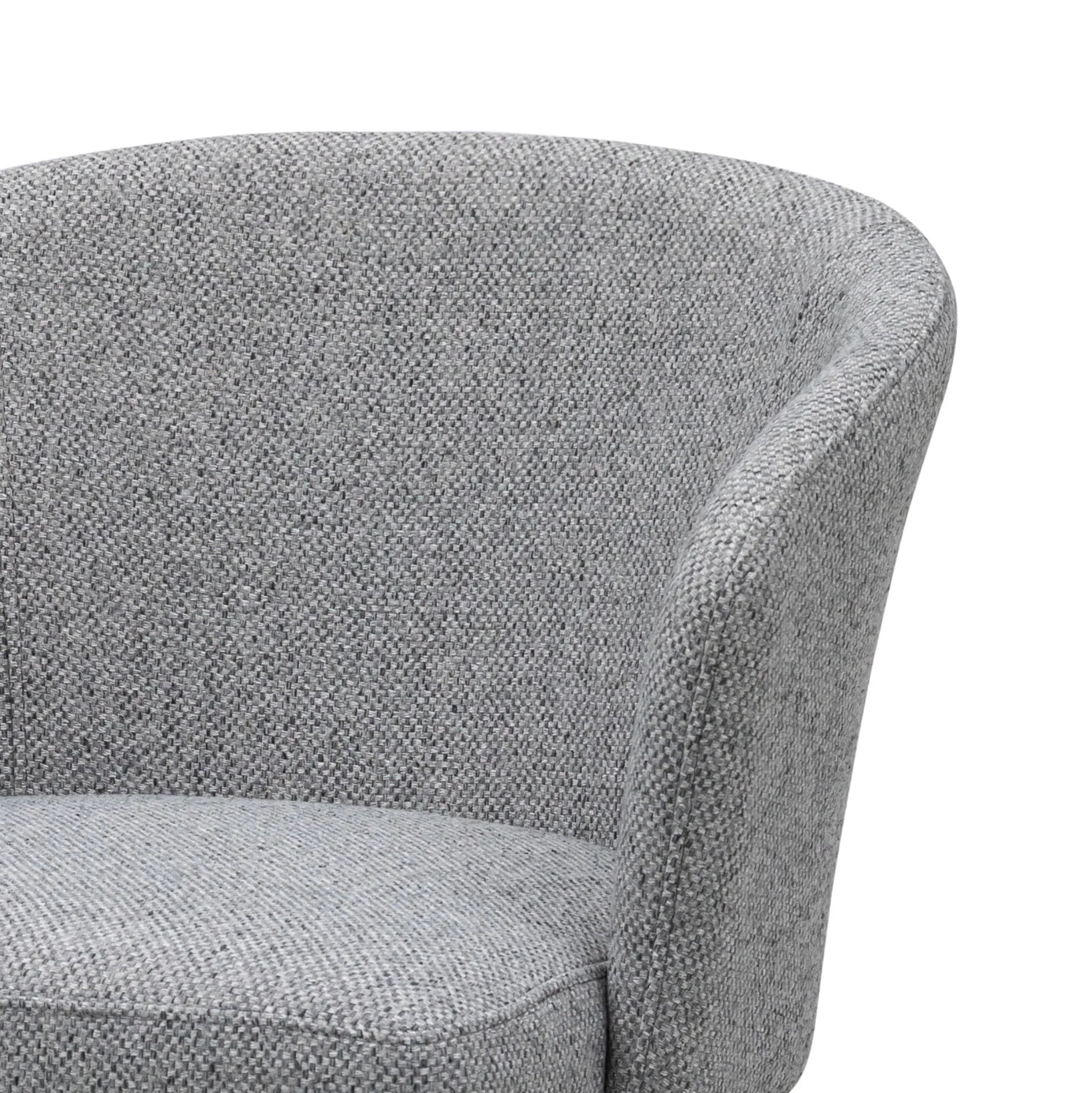 Fabric Zen Small Bar Stool - Zinc Grey