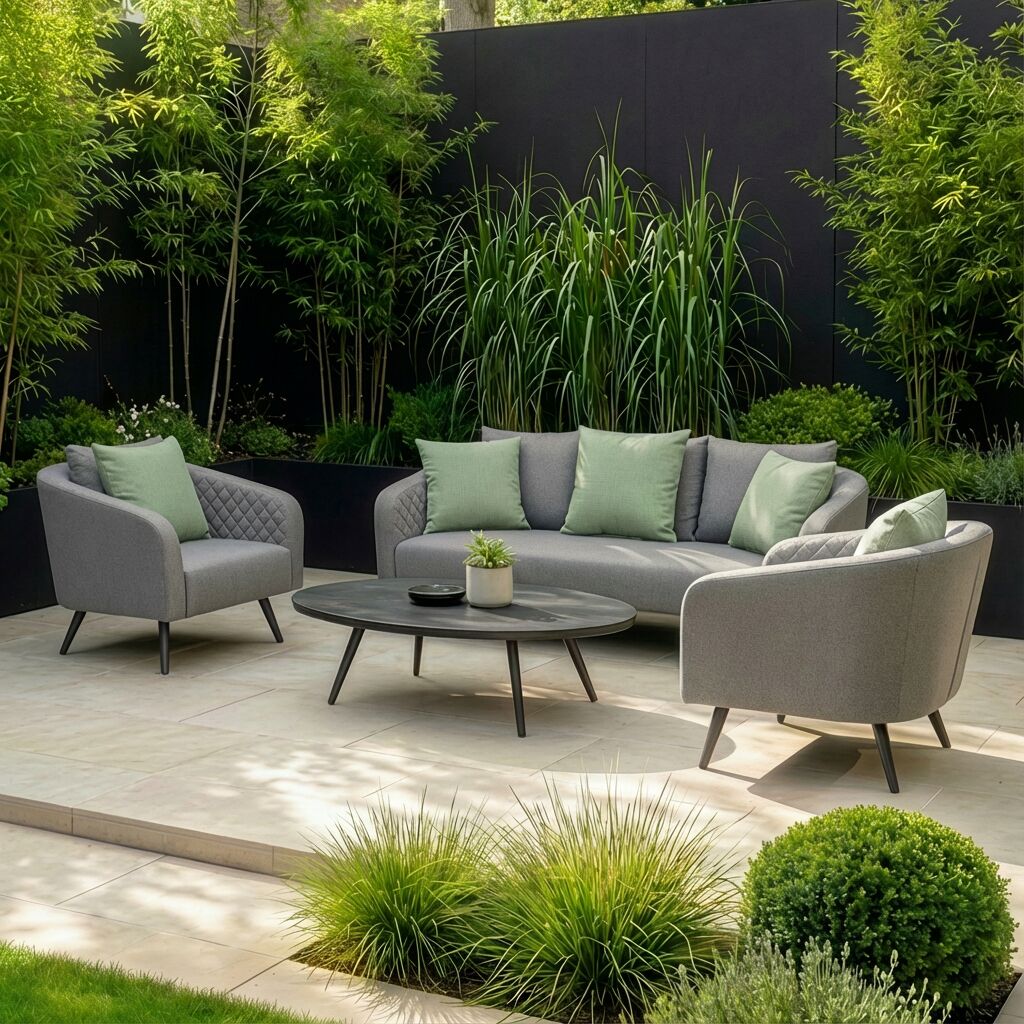 Ambition 3 Seater Sofa Set - Zinc Grey