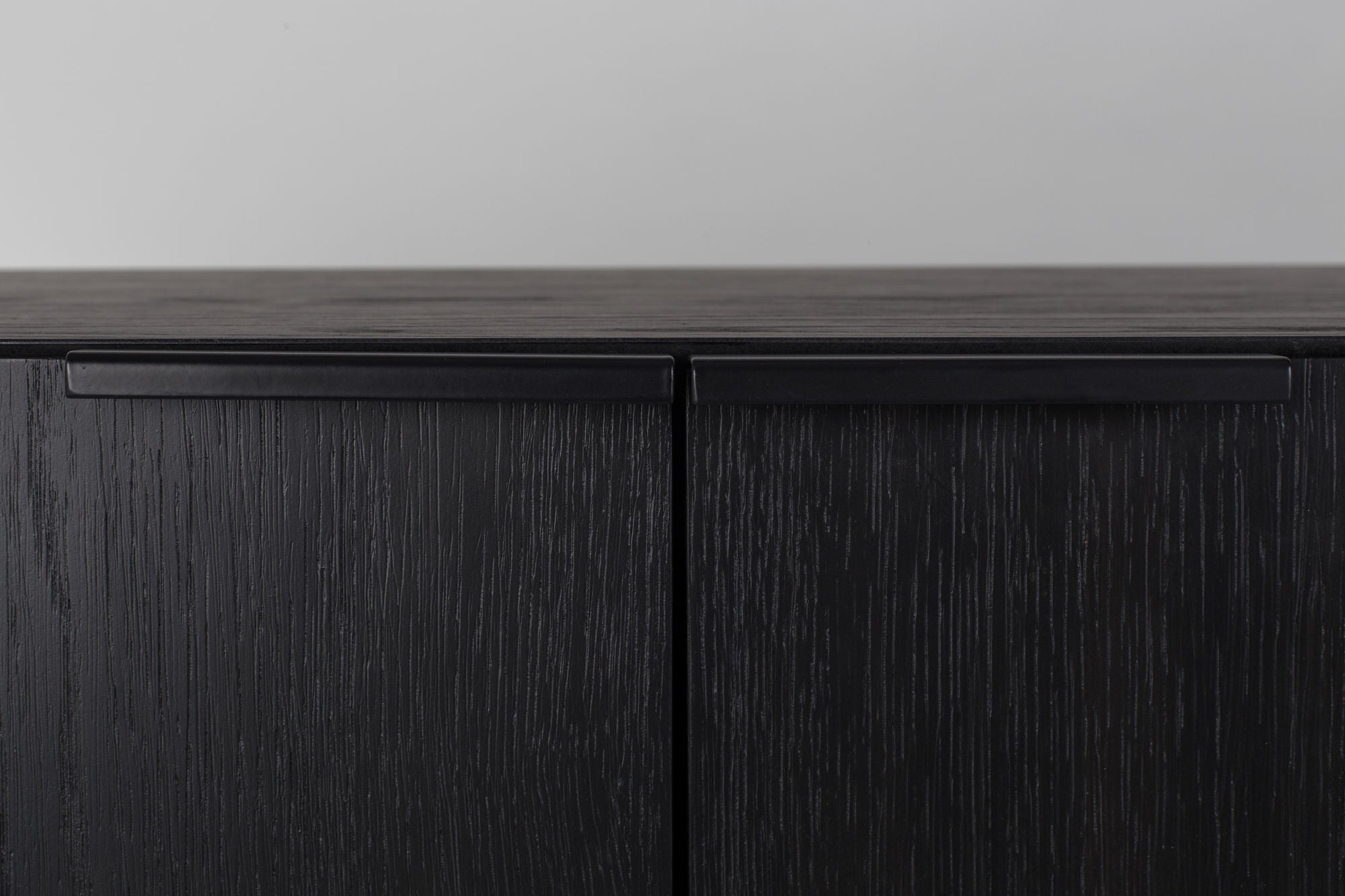 Zuiver Travis Black Oak Wood Sideboard
