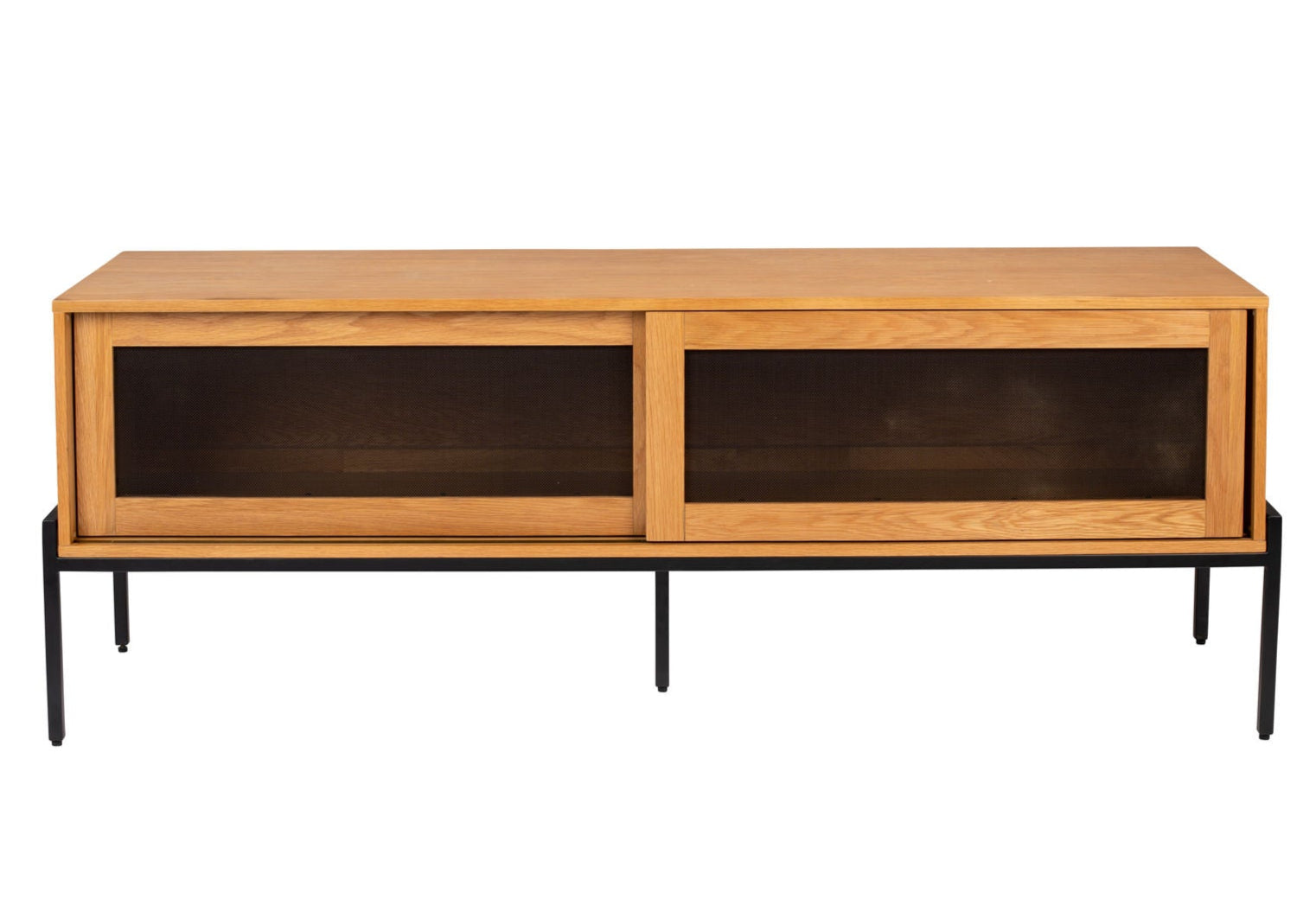 Zuiver Hardy Natural Oak Wood Low Sideboard