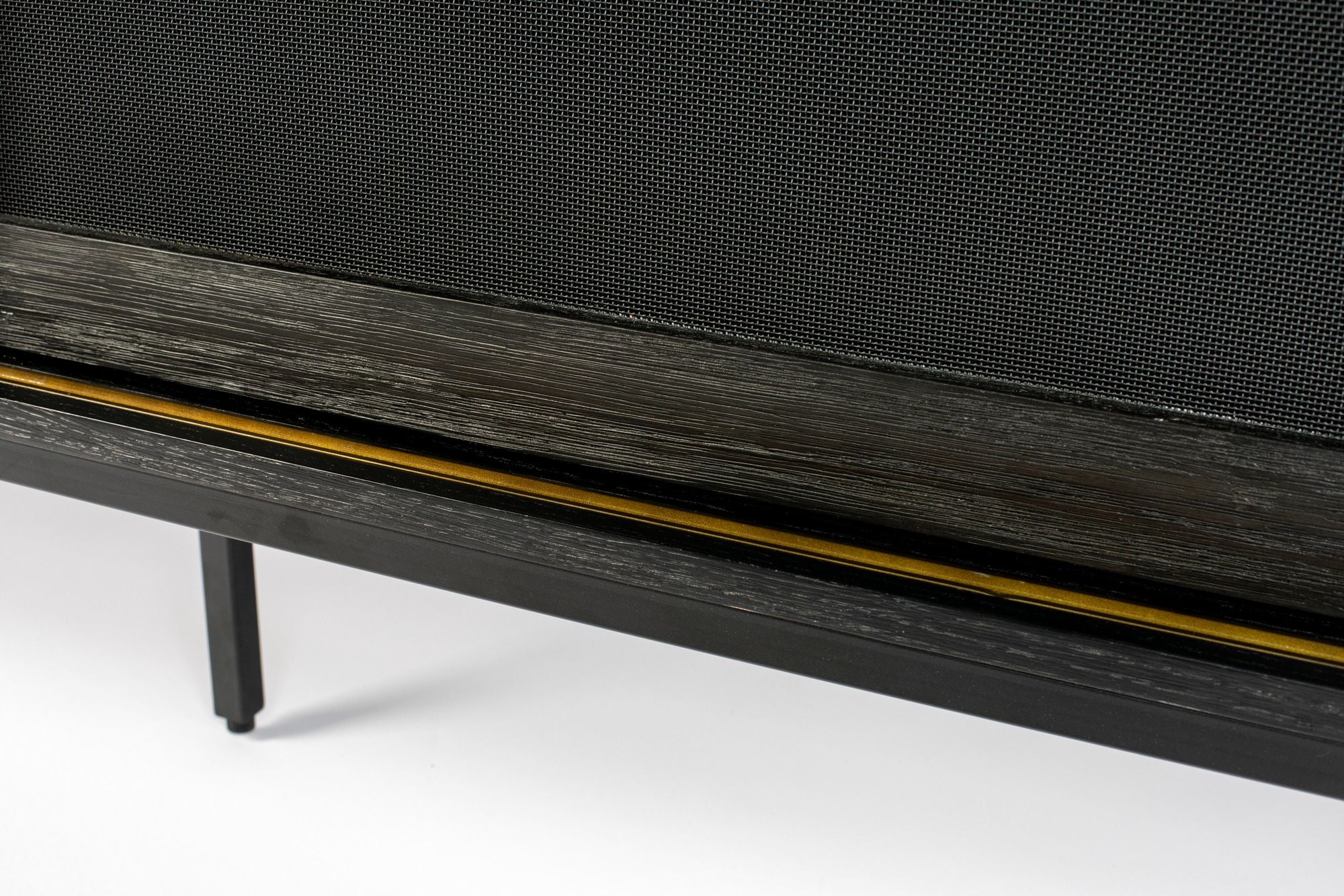 Zuiver Hardy Black Oak Wood Low Sideboard