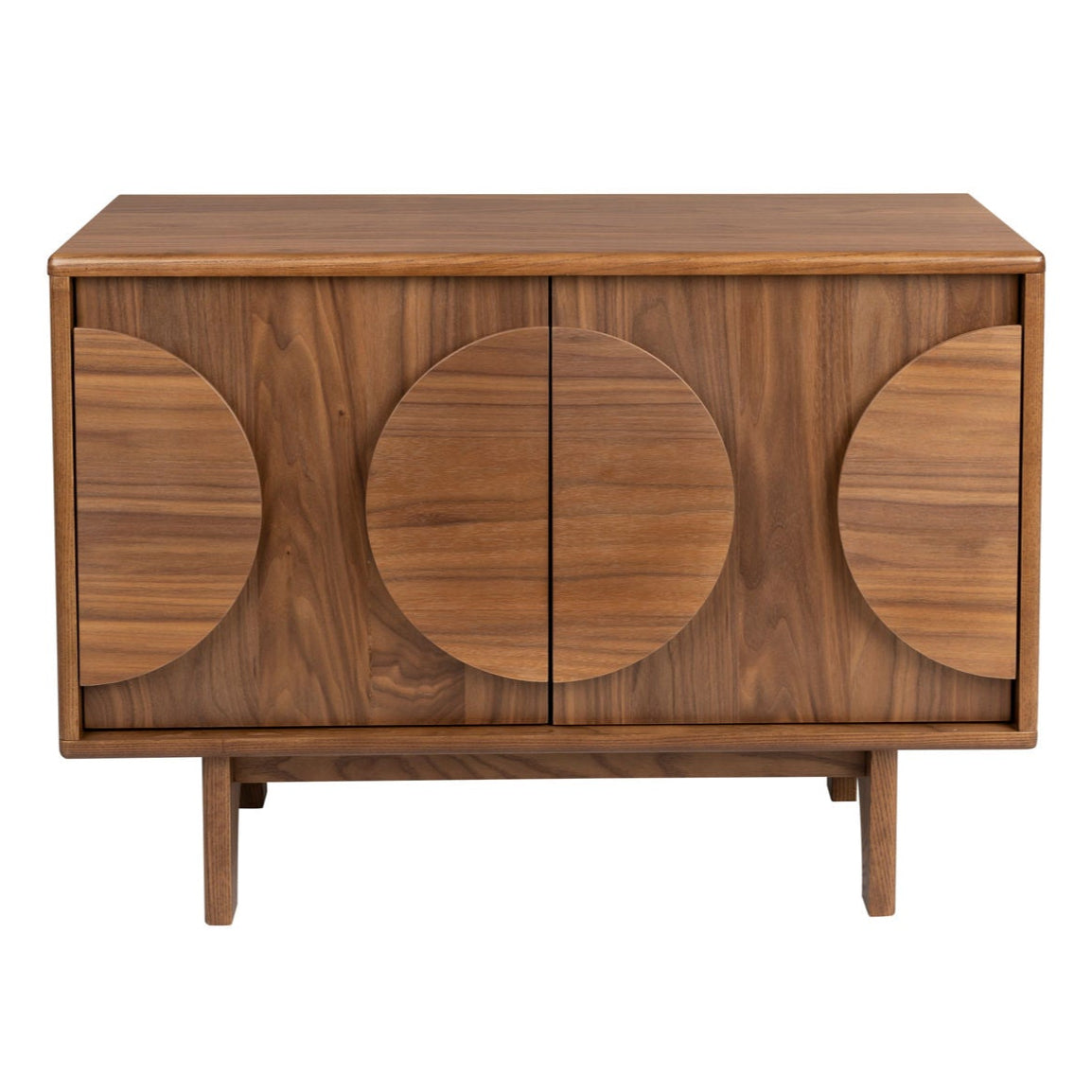 Zuiver Groove Walnut Wood Sideboard | 2 Doors