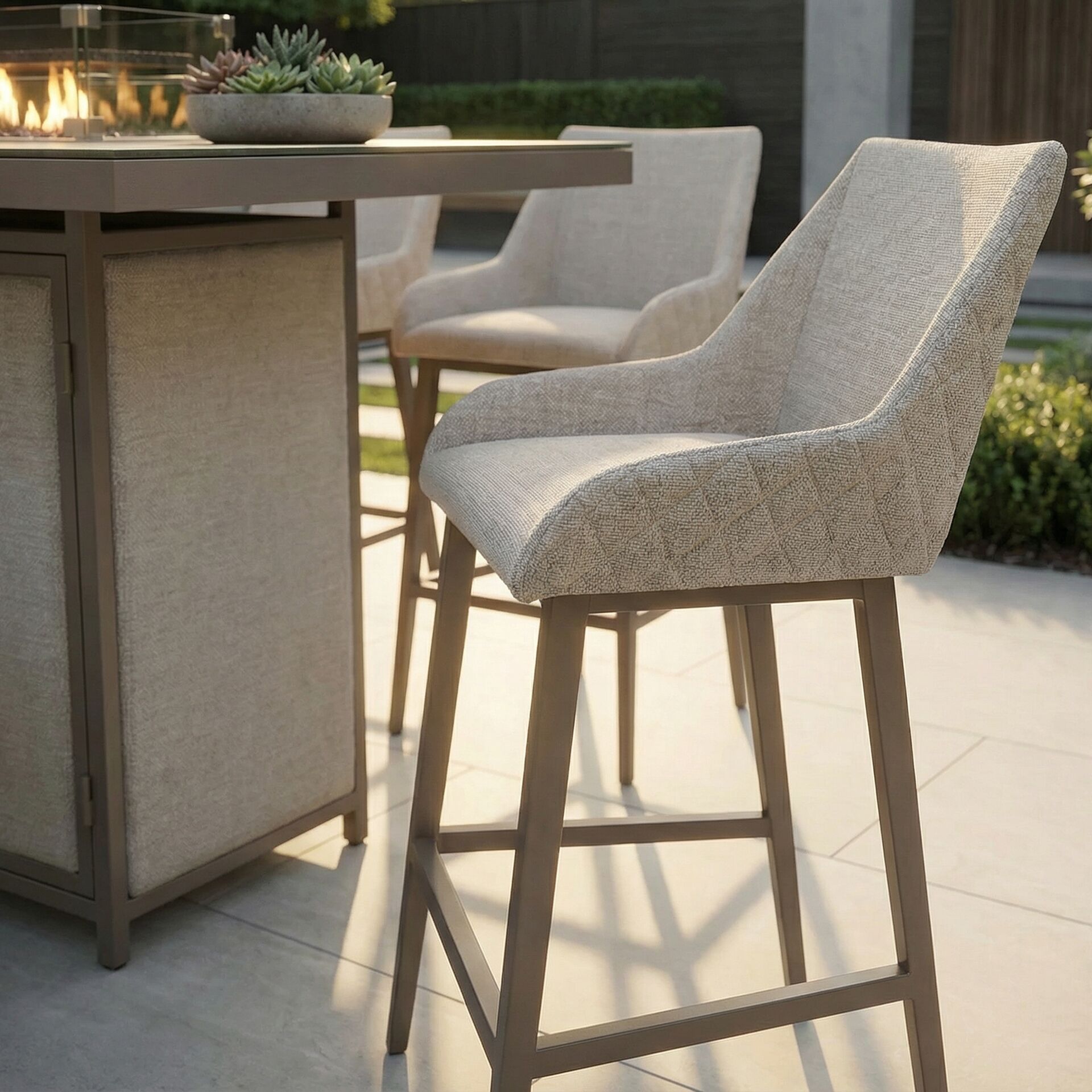 Regal Bar Stool - Latte