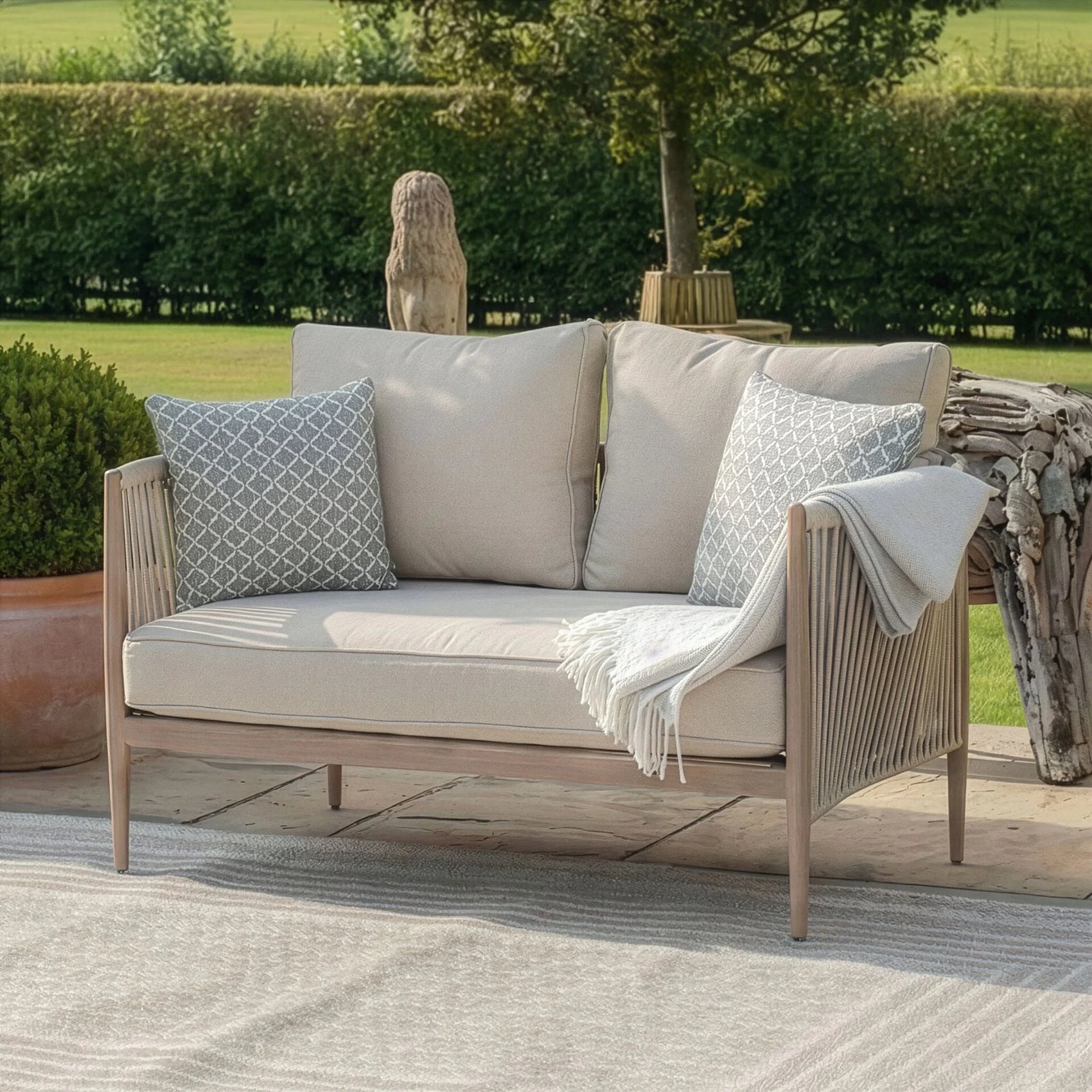 Havana 2 Seater Sofa - Natural Linen