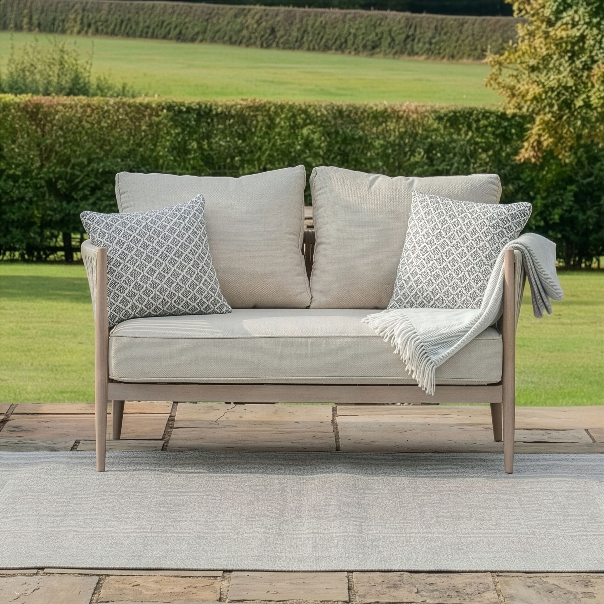 Havana 2 Seater Sofa - Natural Linen
